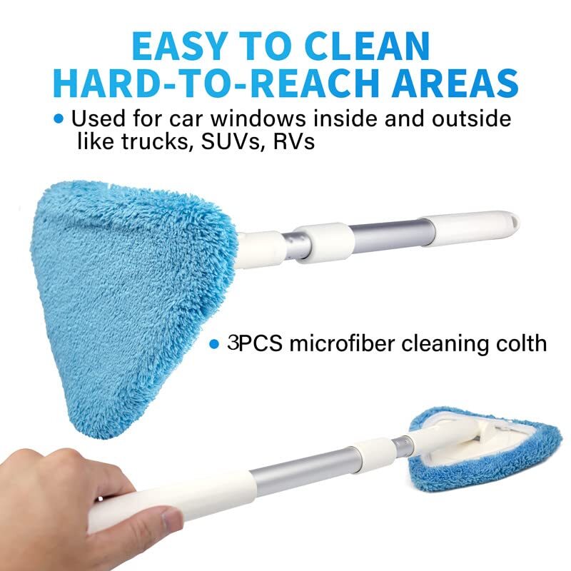 Windshield Cleaning Tool, Car Window Cleaning Windshield Cleaner with