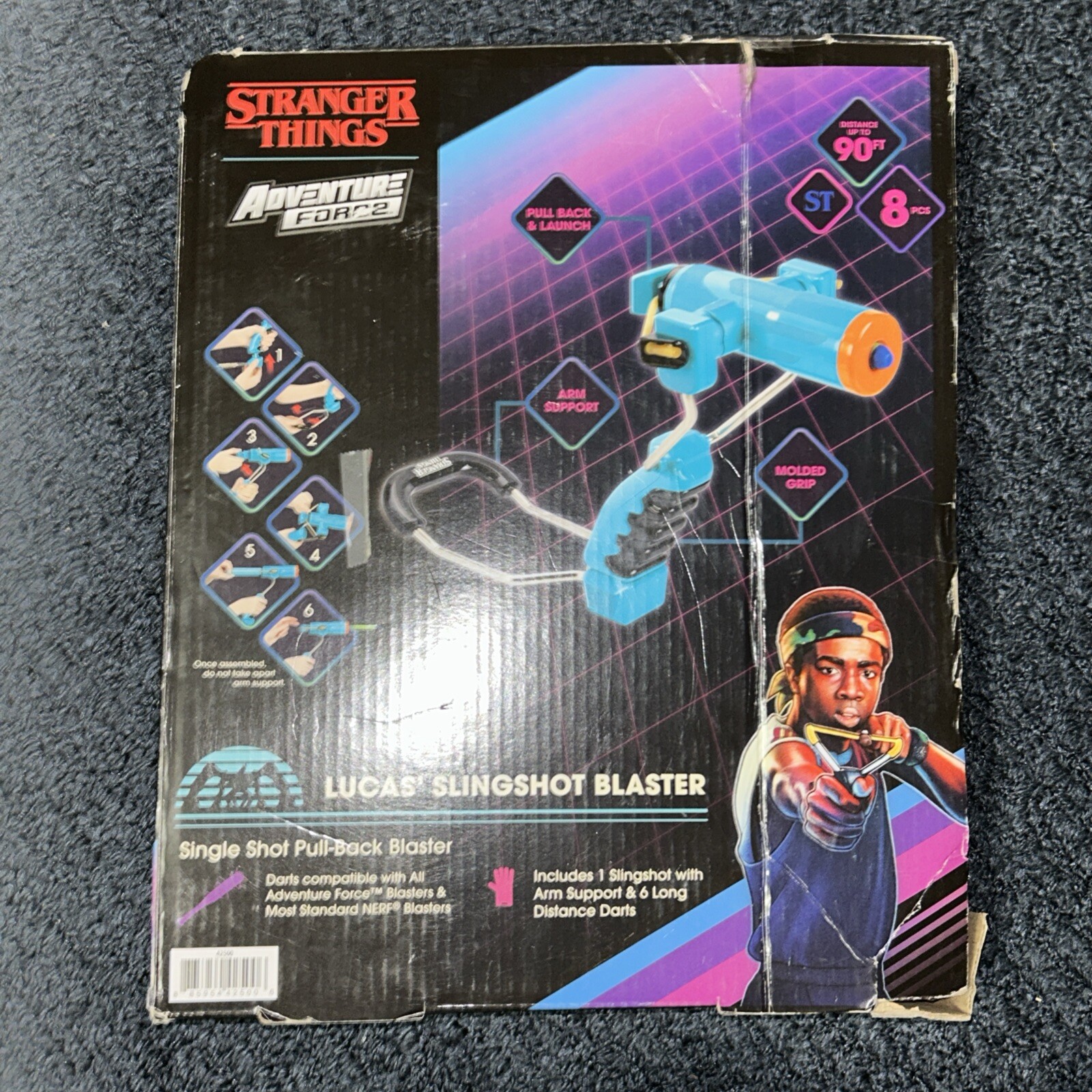 Adventure Force Stranger Things Lucas' Slingshot (Damaged Box/Missing Darts)