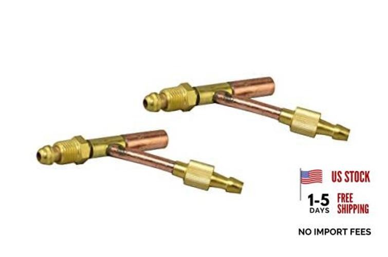TIG Torch Fitting Part Accessories Cables & Gas & Water 3/8" -24UNF WP17 2pk