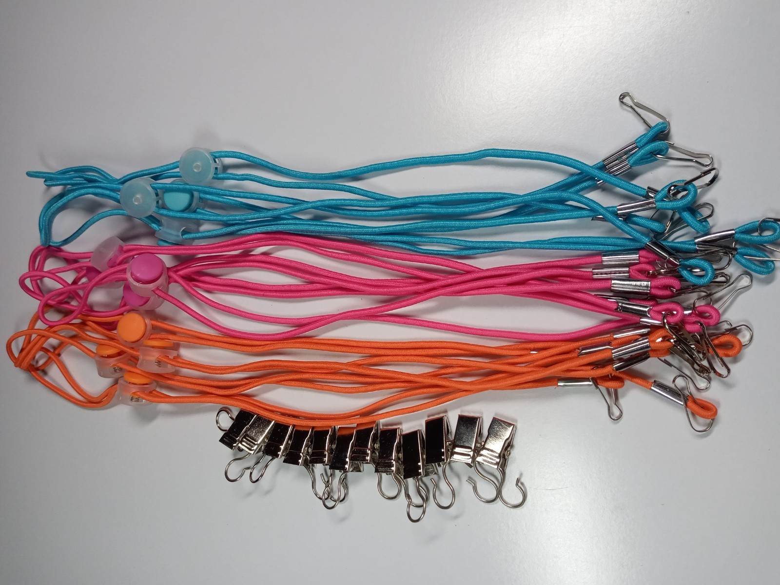 Cross Stitch Side Clips with Adjustable Elastic Tension Set of 12