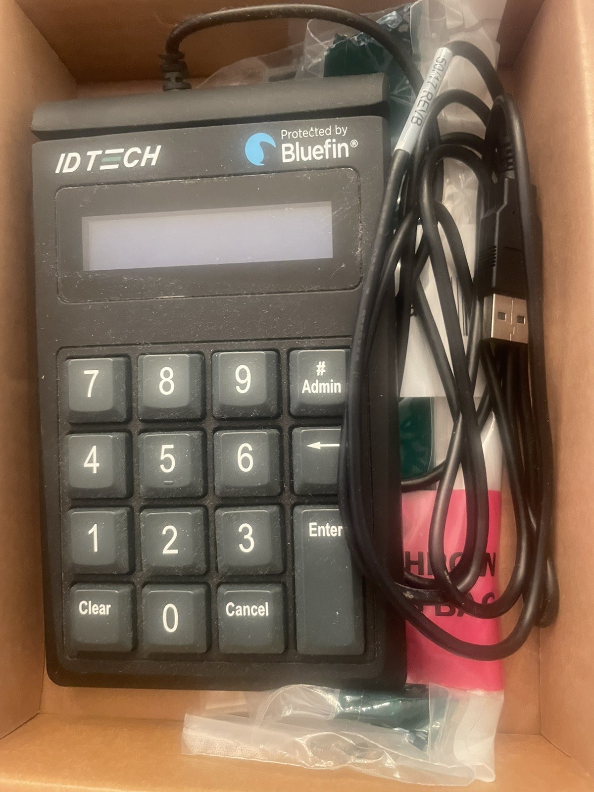 Lot of 10 IDTECH SREDkey NIB Open Box  IDSK-534833TEB-B2 Key Pad Card Reader USB