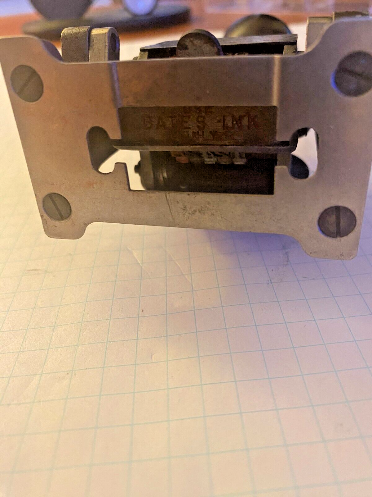 Bates numbering machine, 5wheels, style E