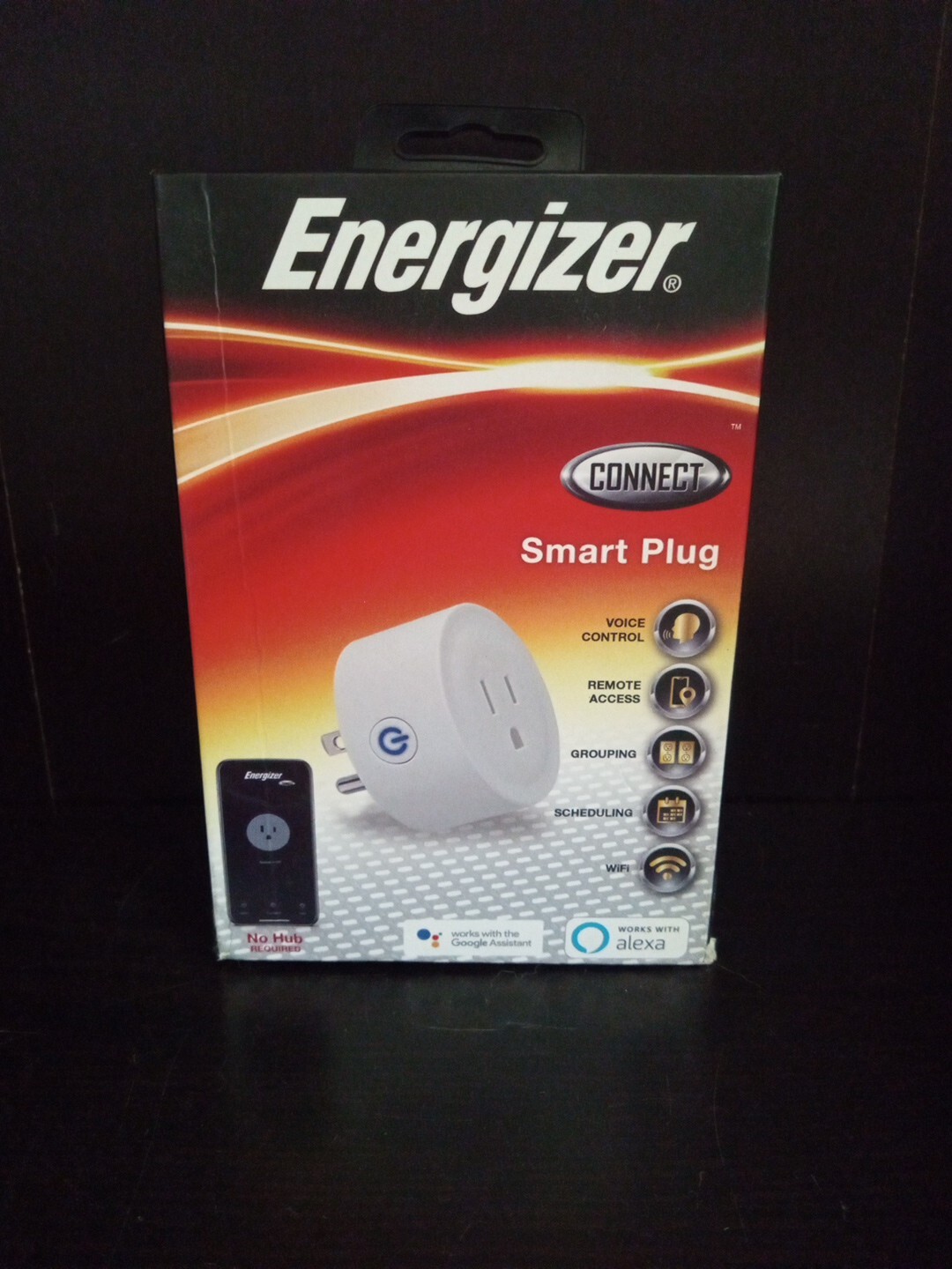 Energizer Connect Smart Plug with Voice Control Remote Access Scheduling Tr1#396