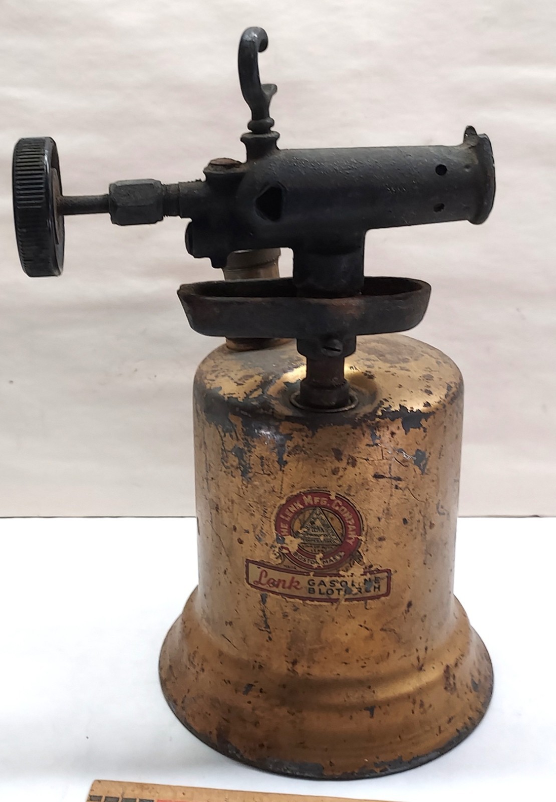 Vintage Lenk Mfg. Co. Boston, Gasoline Blotorch