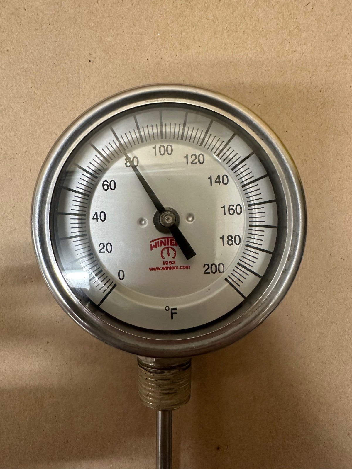 Winters 1953 0-200 Temperature Gauge