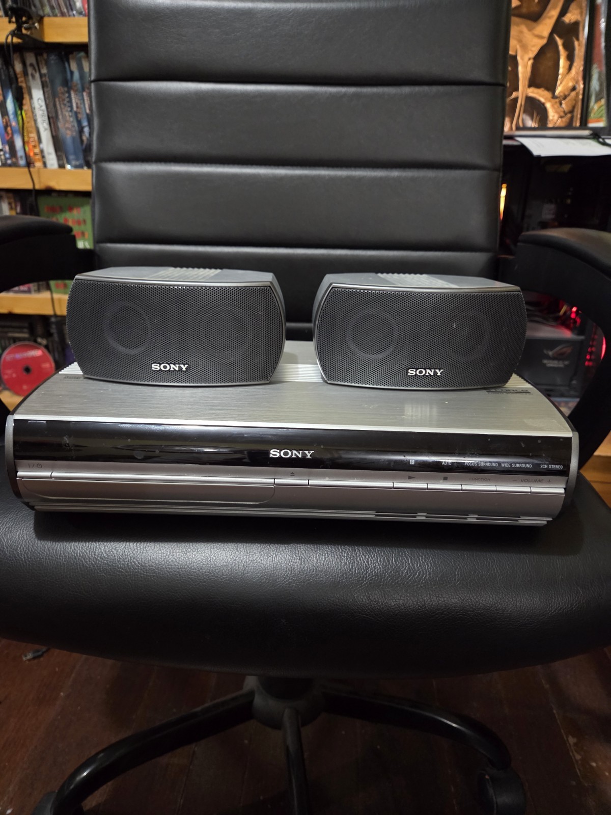 SONY S-Force Pro Home Theater System Player Receiver DVD/CD HCD-X1 No Remote