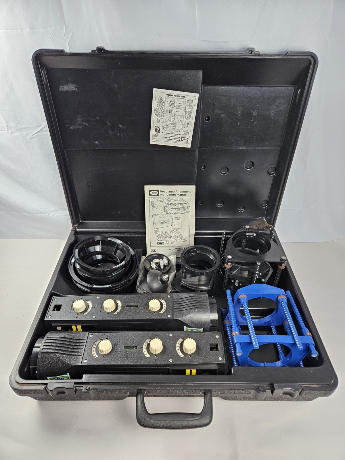 Hopkins Hoppy Mechanical Headlight Headlamp Aiming Kit Aimer Set B4A USA Made