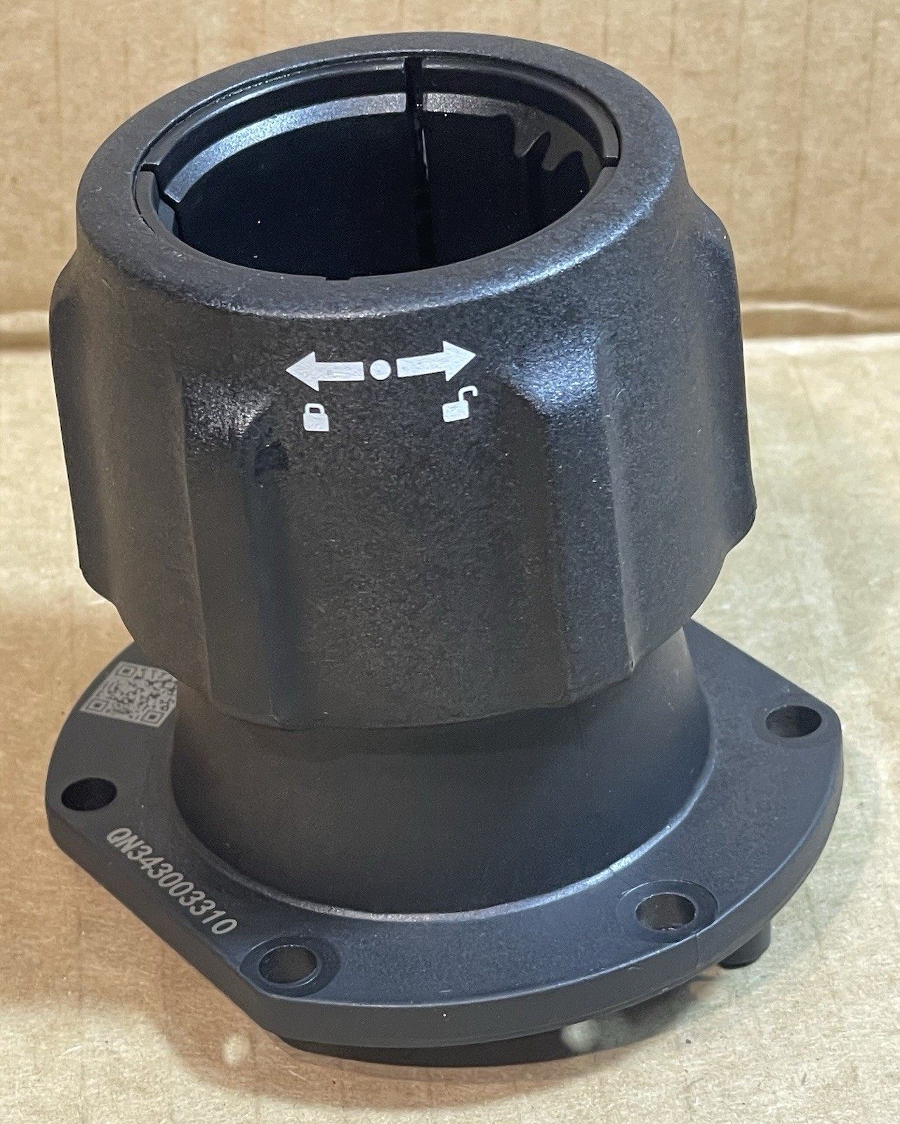 Fanatec QR1 Lite wheel side Quick Release Adapter w/tools -black