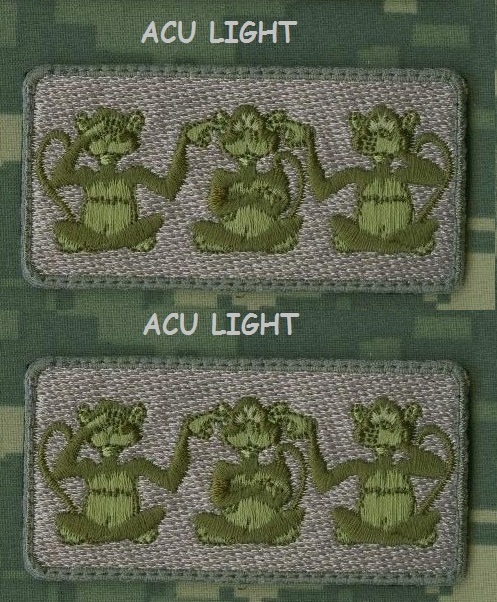 JSOC JOINT SP OPS TASK FORCE INFIDEL TRUNK MONKEY vêlkrö 2-TAB: 3-Wise-Monkey