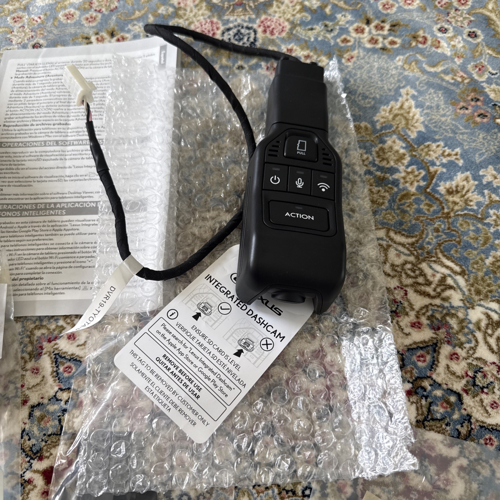 Lexus Toyota Integrated DashCam + Wire Harness New In Box PT94976221 PT94948210