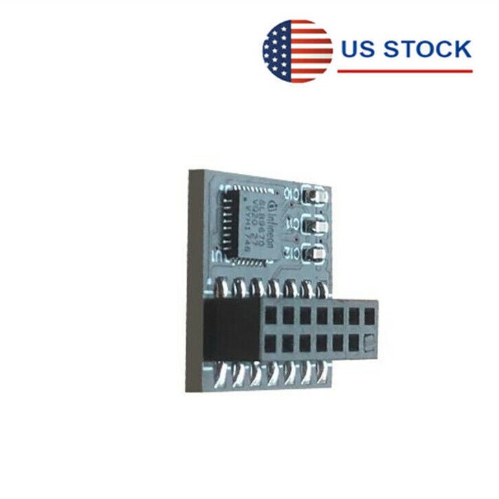 TPM 2.0 Security Module Trusted Platform For ASUS SPI 14PIN Mainboard Windows 11