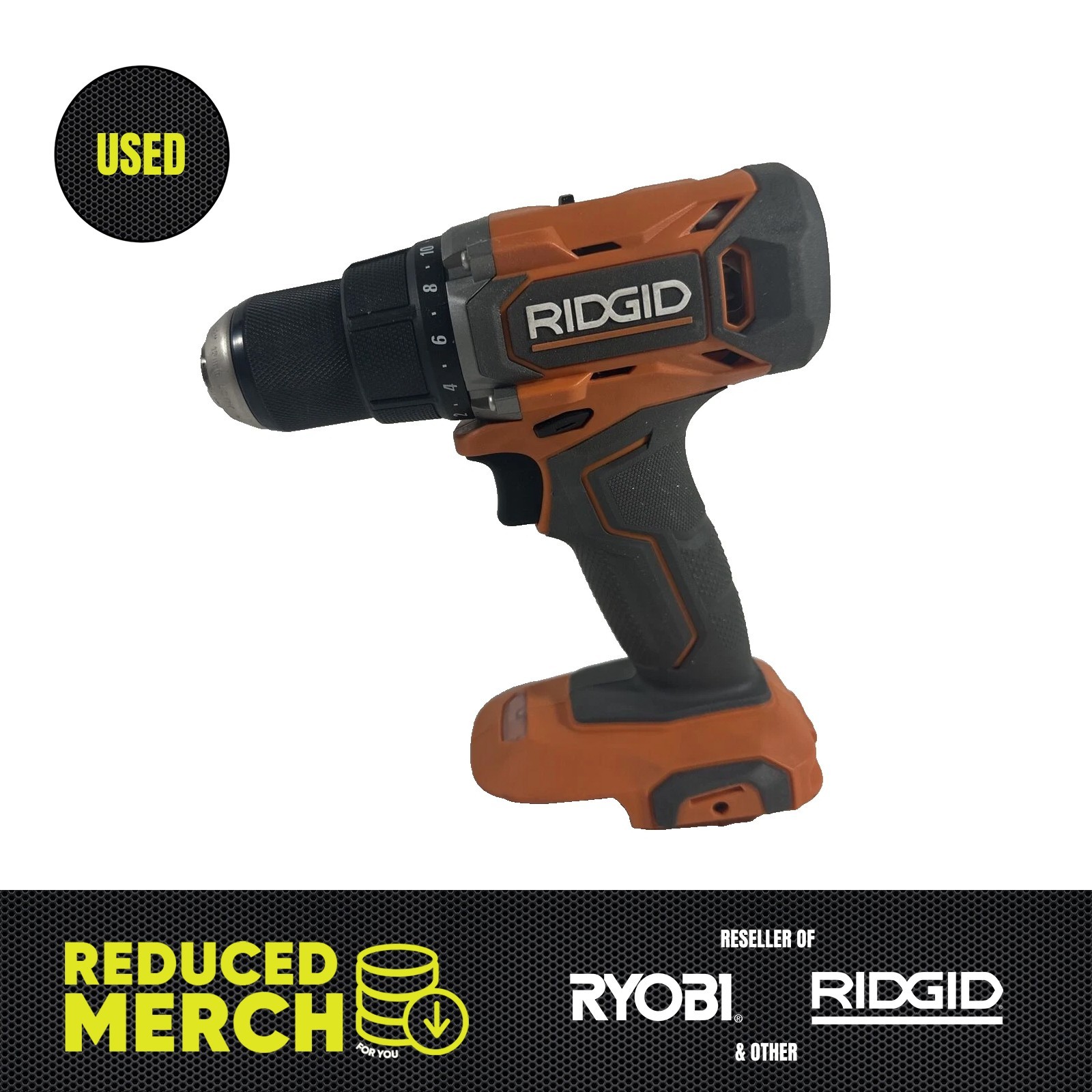 r860010 ridgid 1/2 In Drill Bare Tool Only Ba-17