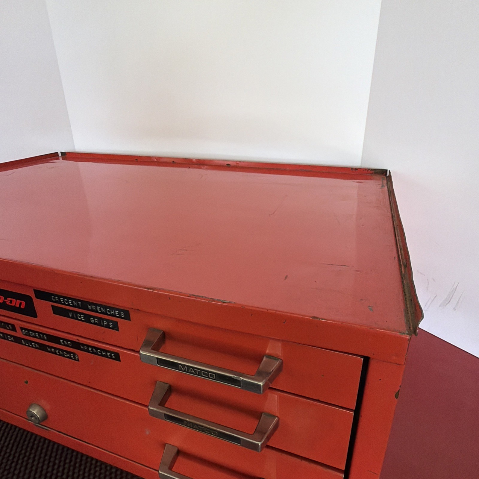Matco Tools Mid Riser Middle Intermediate Tool Chest Box 3 Drawer MB503 Vtg USA