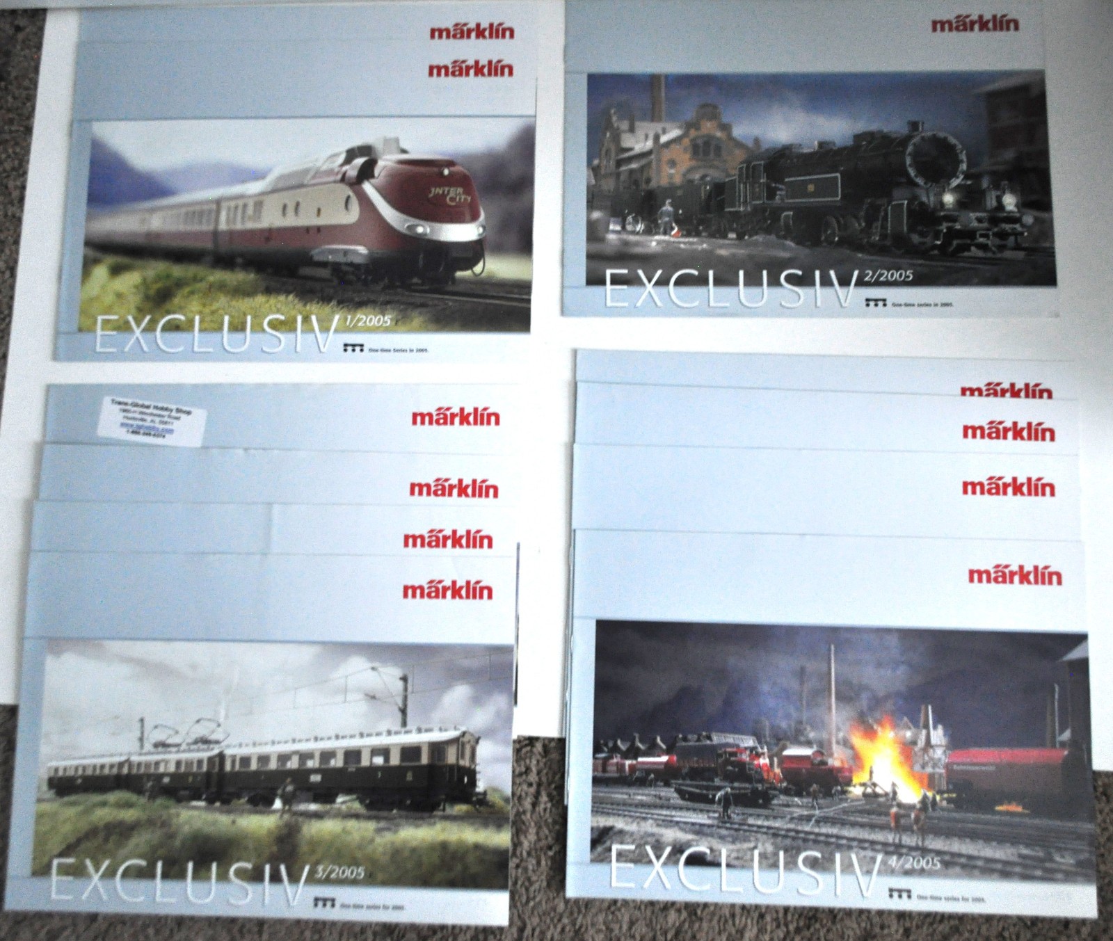 Marklin - (Lot of 11) 2005 MHI/EXCLUSIV Color Brochures - EX Condition