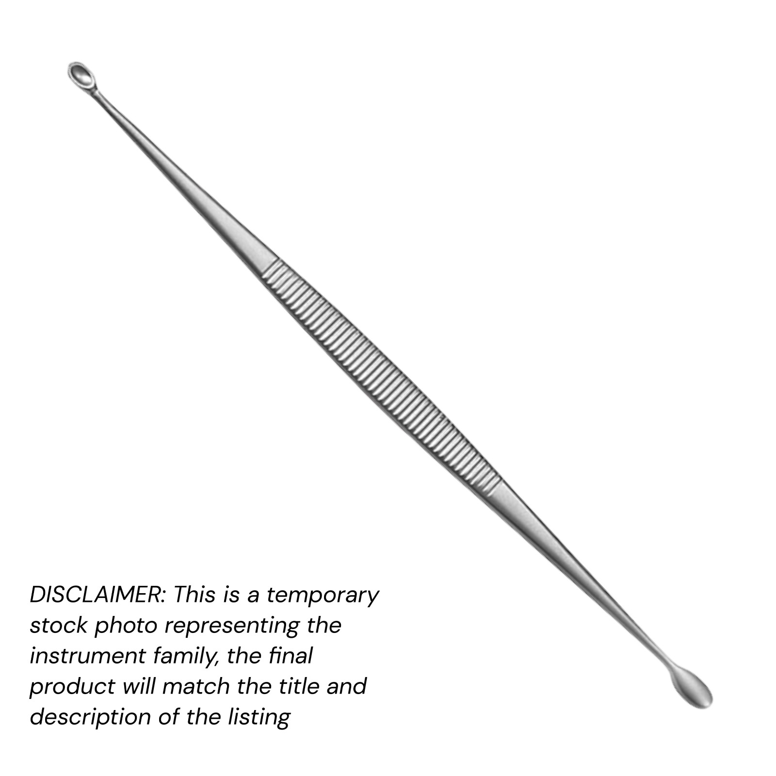 Barth Curette 7" 3x6 & 8x12 mm Ends Stainless XPRS OR Grade