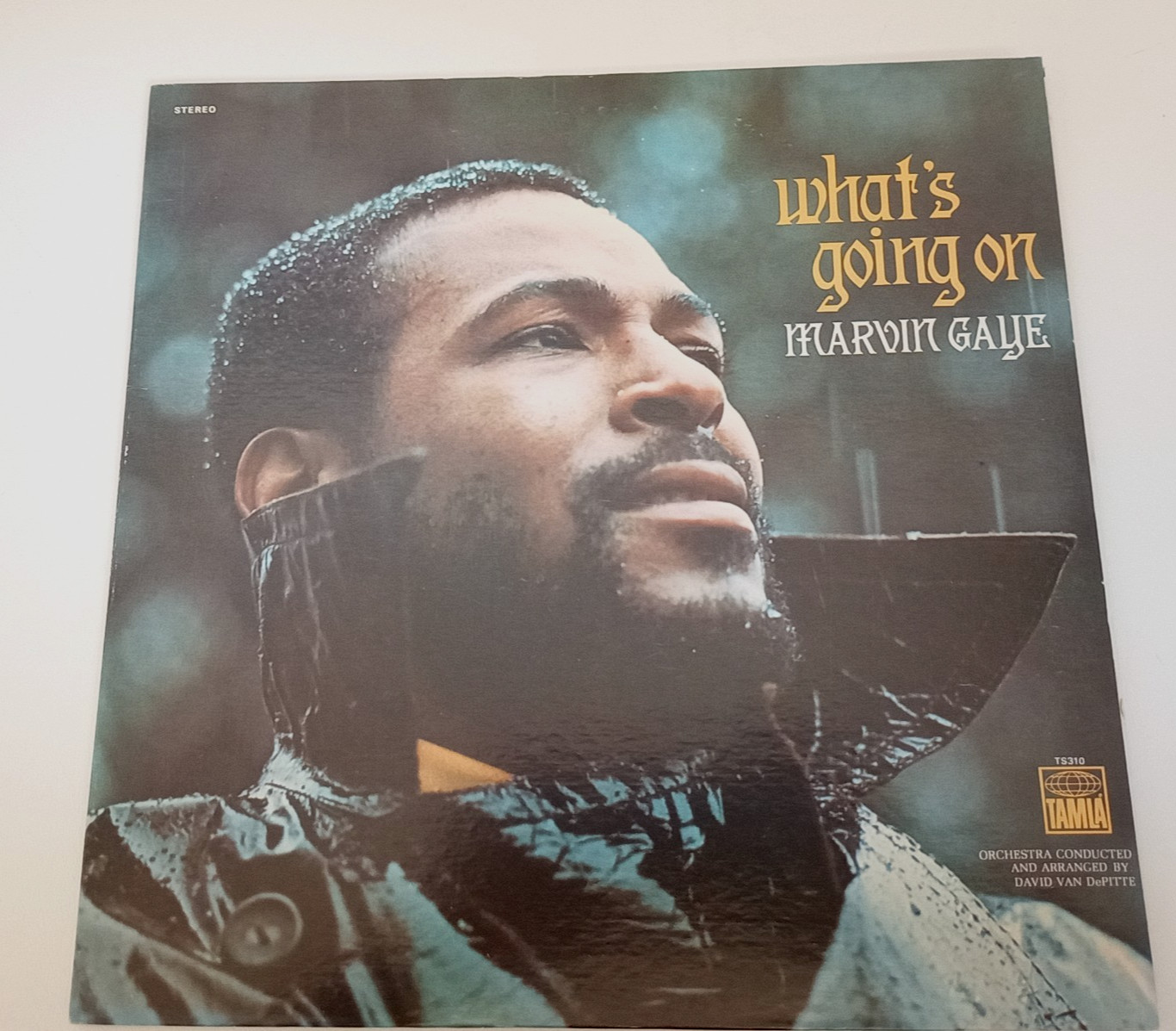 Vintage 1971 Marvin Gaye What's Going On vinyl LP record near mint Motown
