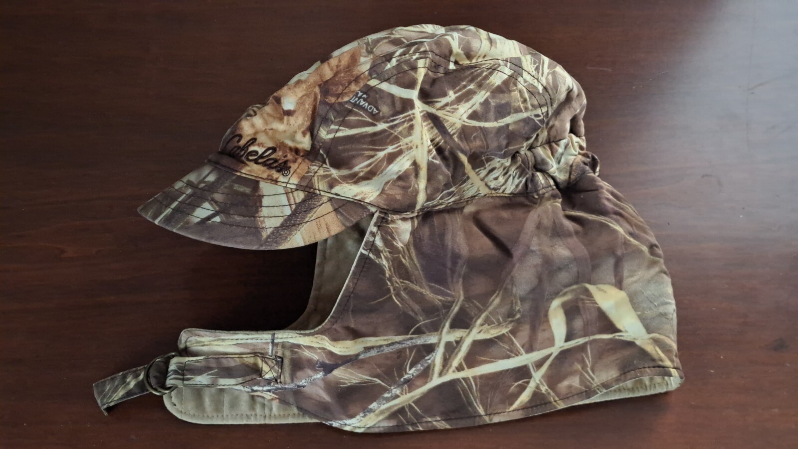 Cabela's GoreTex AdvantageMax 4 Hat with Ear Flaps Size XL Camouflage Camo Cap