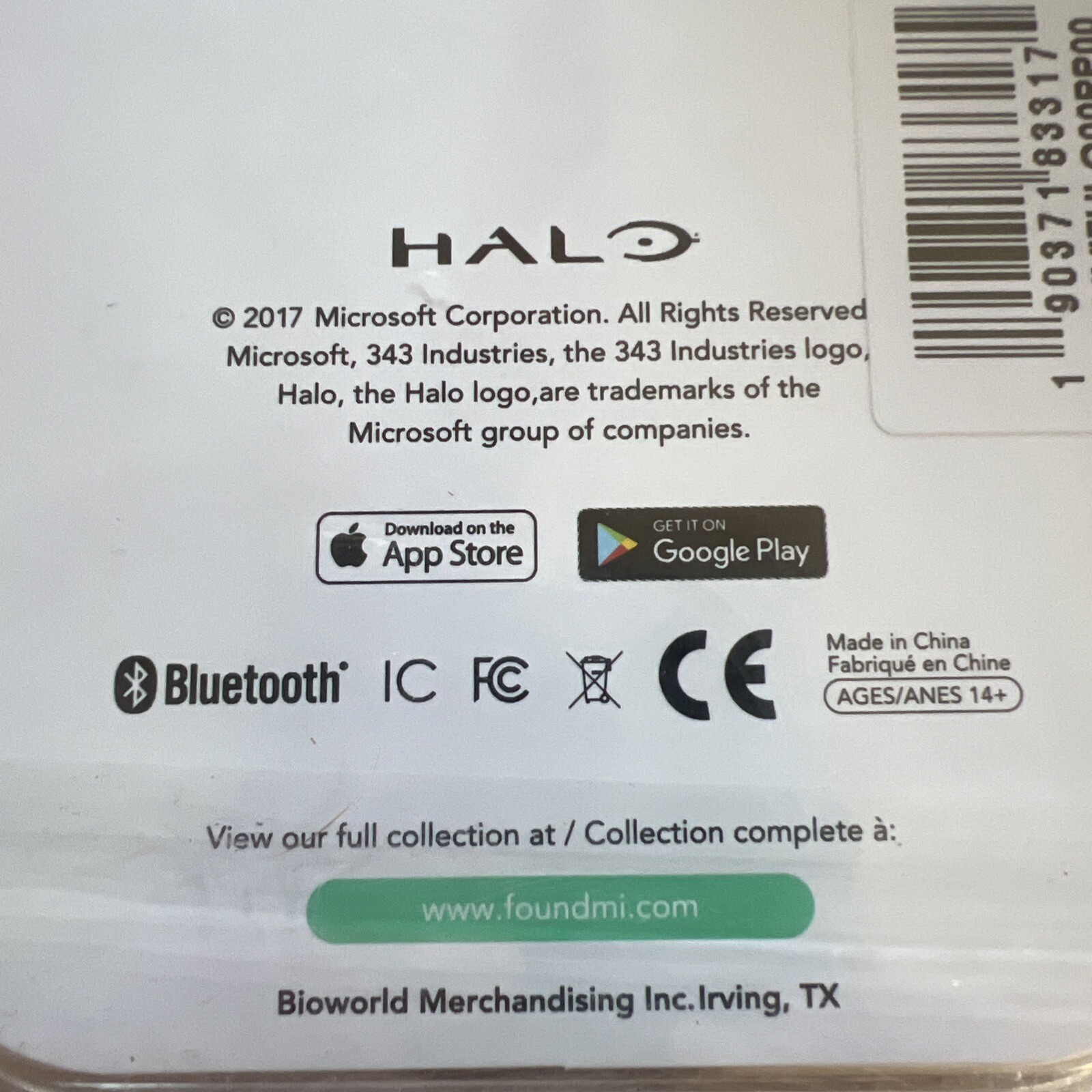 Foundmi Bluetooth Tracking Remote Keychain HALO. NEW