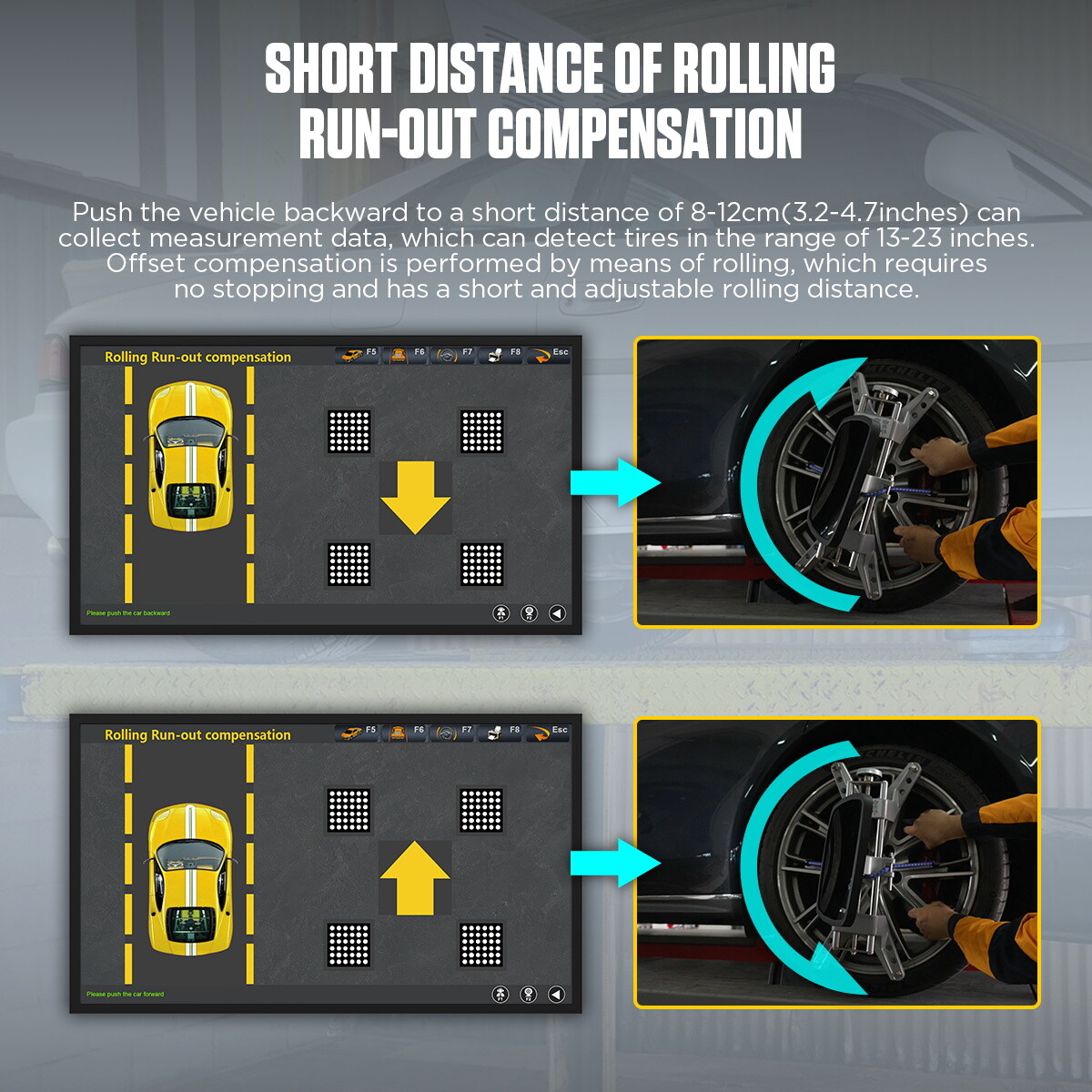 AUTOOL® 3D Wheel Alignment Machine Wheel Tire Aligner System Fully Automatic USA