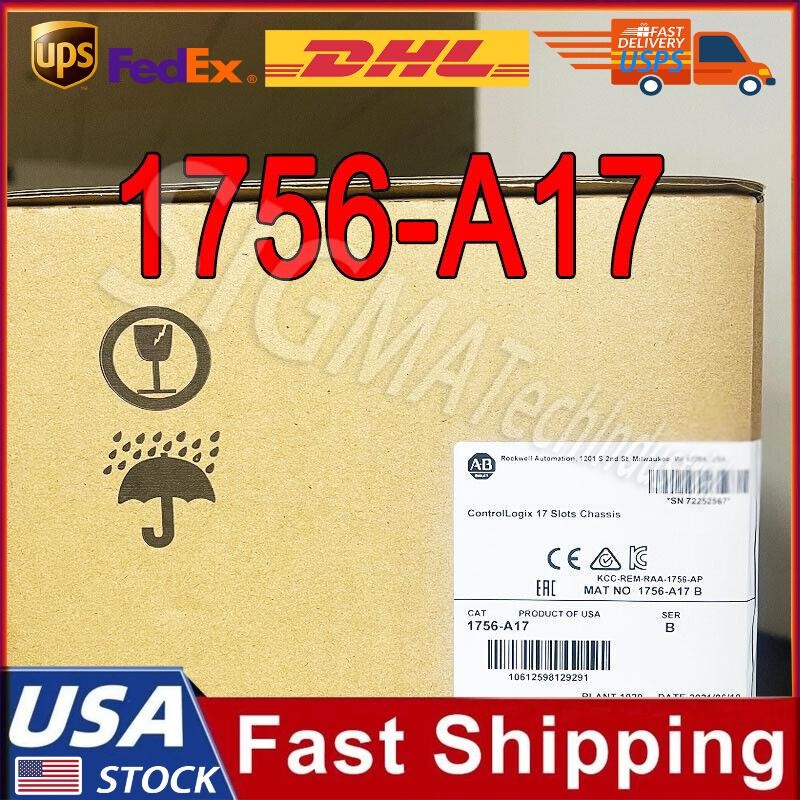 Factoey Sealed A-B 1756-A17 SER B ControlLogix 17 Slots Chassis Module USA