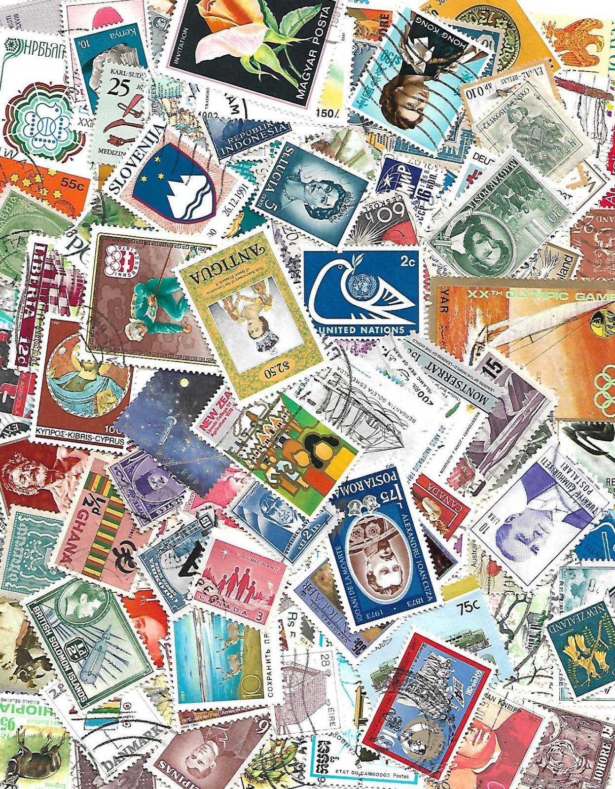 200+ All Different World-wide Stamp Packs. Choose regions required from list (F)