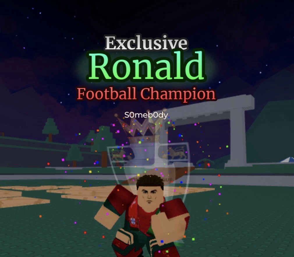 Exclusive Football Champion Game Item Asset Virtual Collectible Roblox