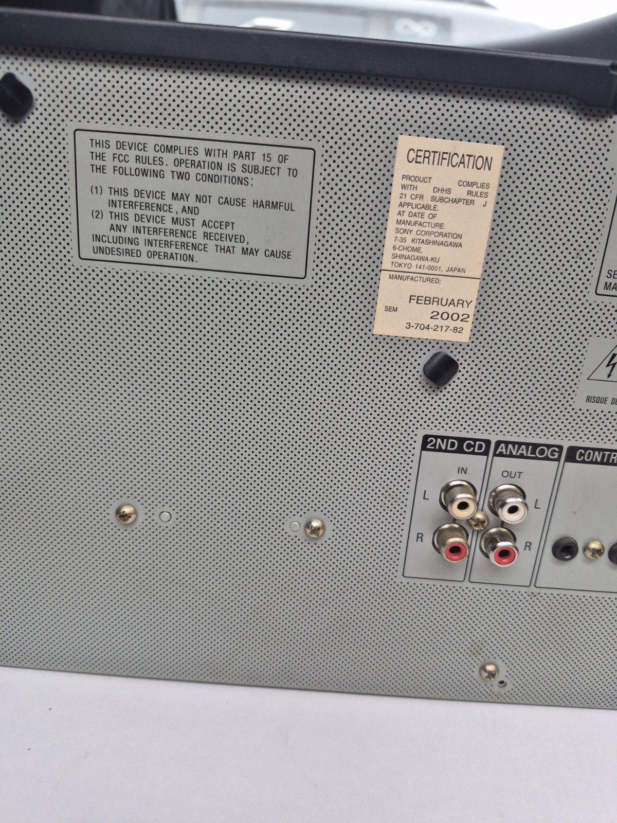 Sony CDP-CX355 Mega Storage 300 CD Player Changer