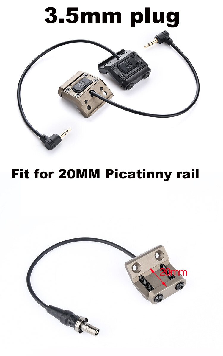 Tactical ModButton Controler Switch For Hunting flashlight DBAL A2 D2 PEQ laser