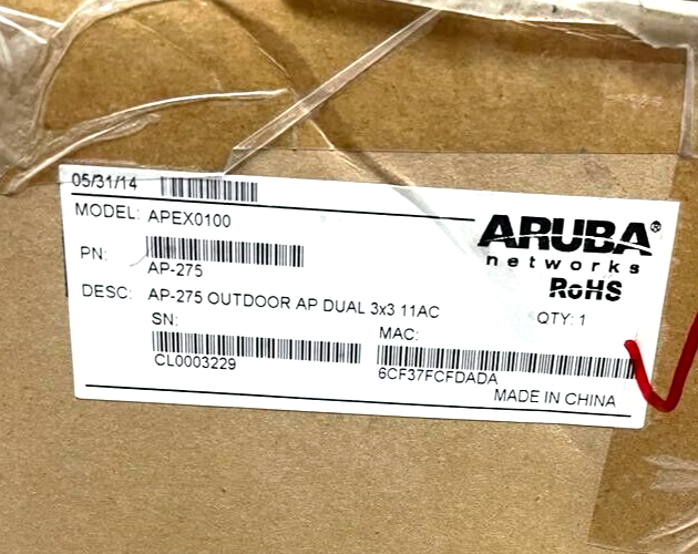 ARUBA NETWORKS APEX0100 OUTDOOR WIRELESS ACCESS POINT