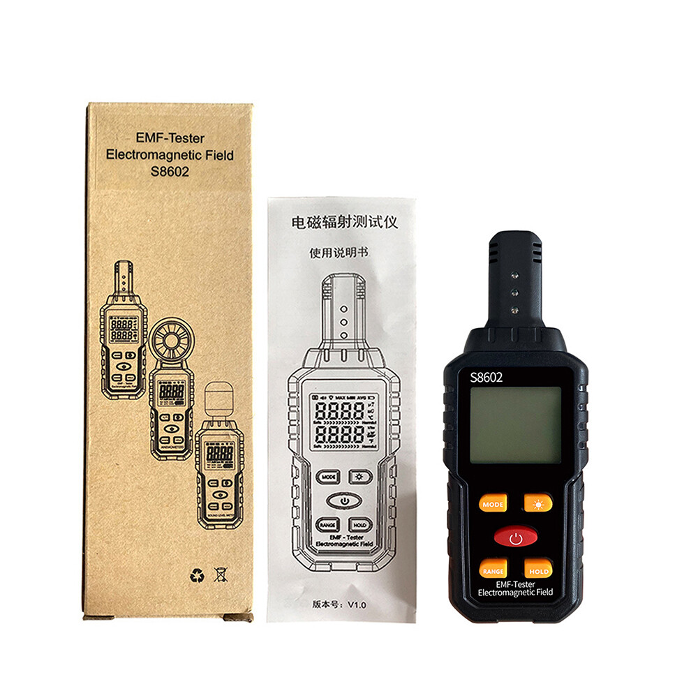 3 in 1 Radiation Detector Dosimeter EMF Electromagnetic Field Radiation Tester