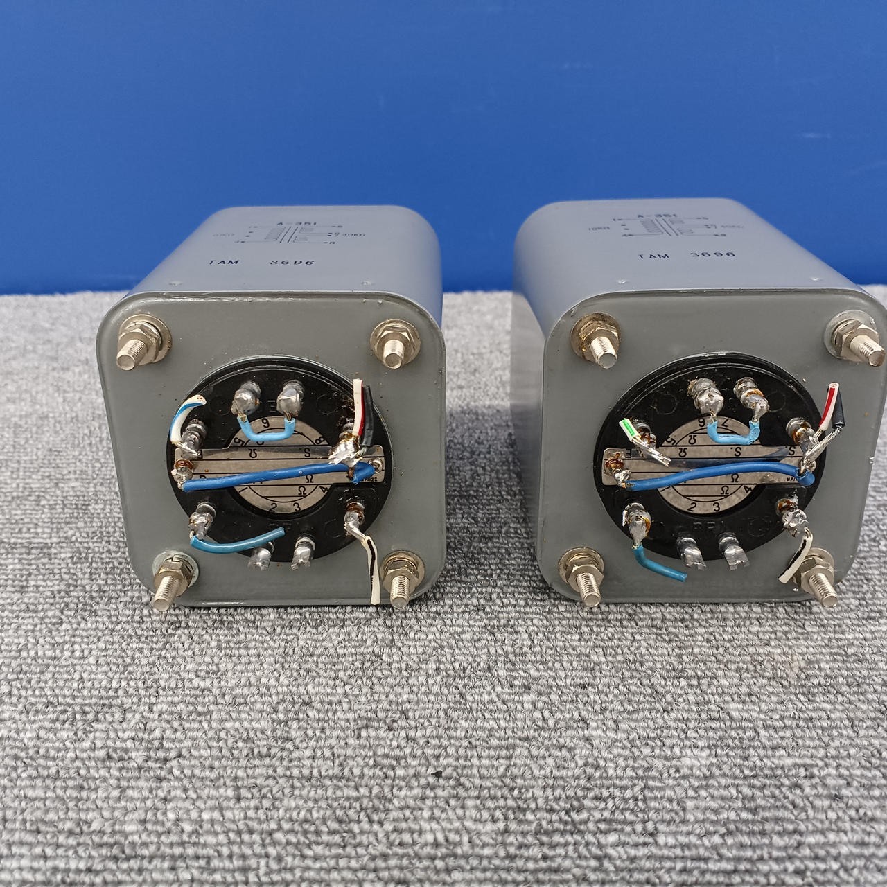 TAMURA A-351 Interstage Driver Transformers Pair Tested JP