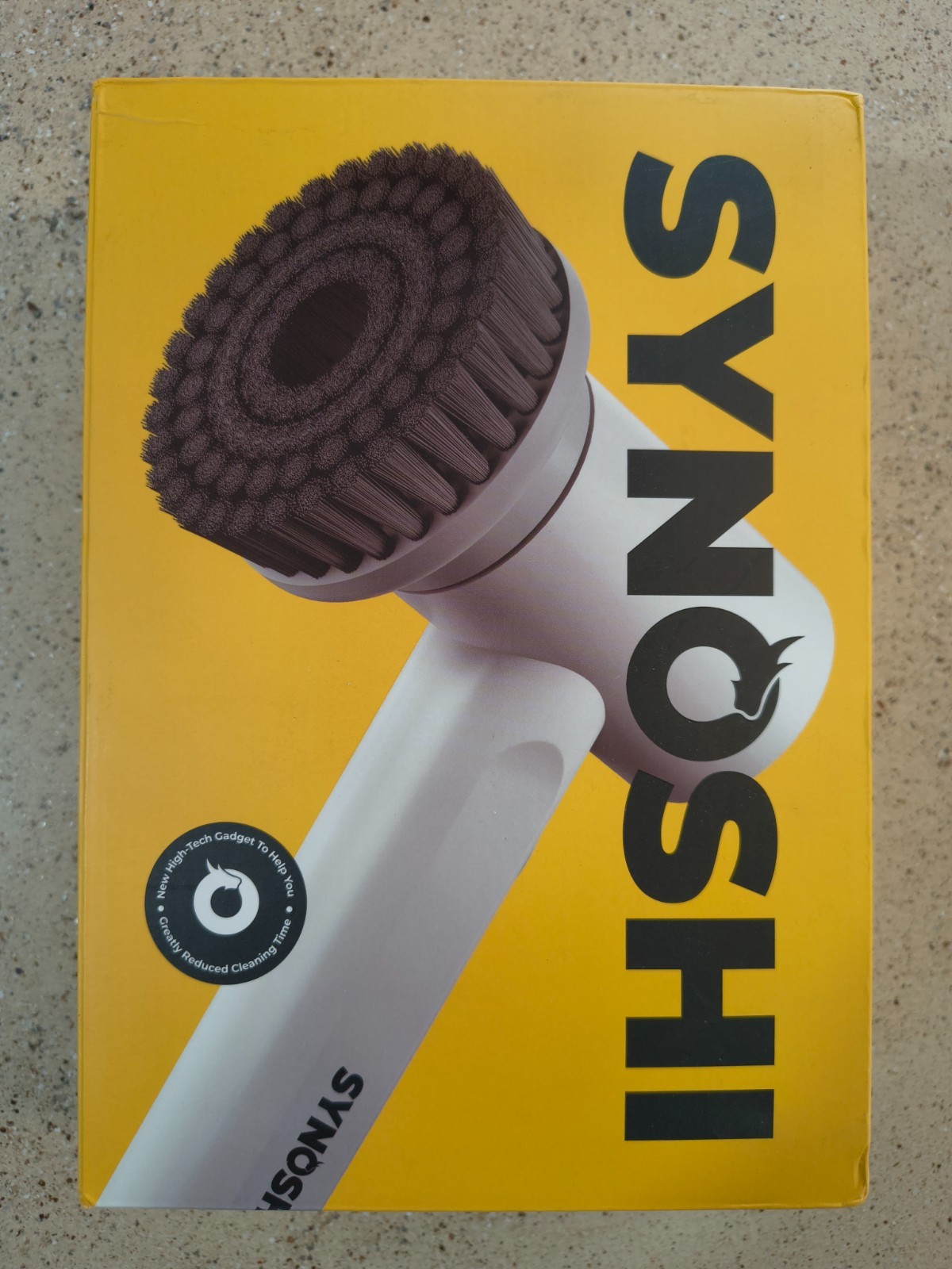 Synoshi Electric Spin Scrubber Cordless Power Brush with 3 Cleaning Heads NIB