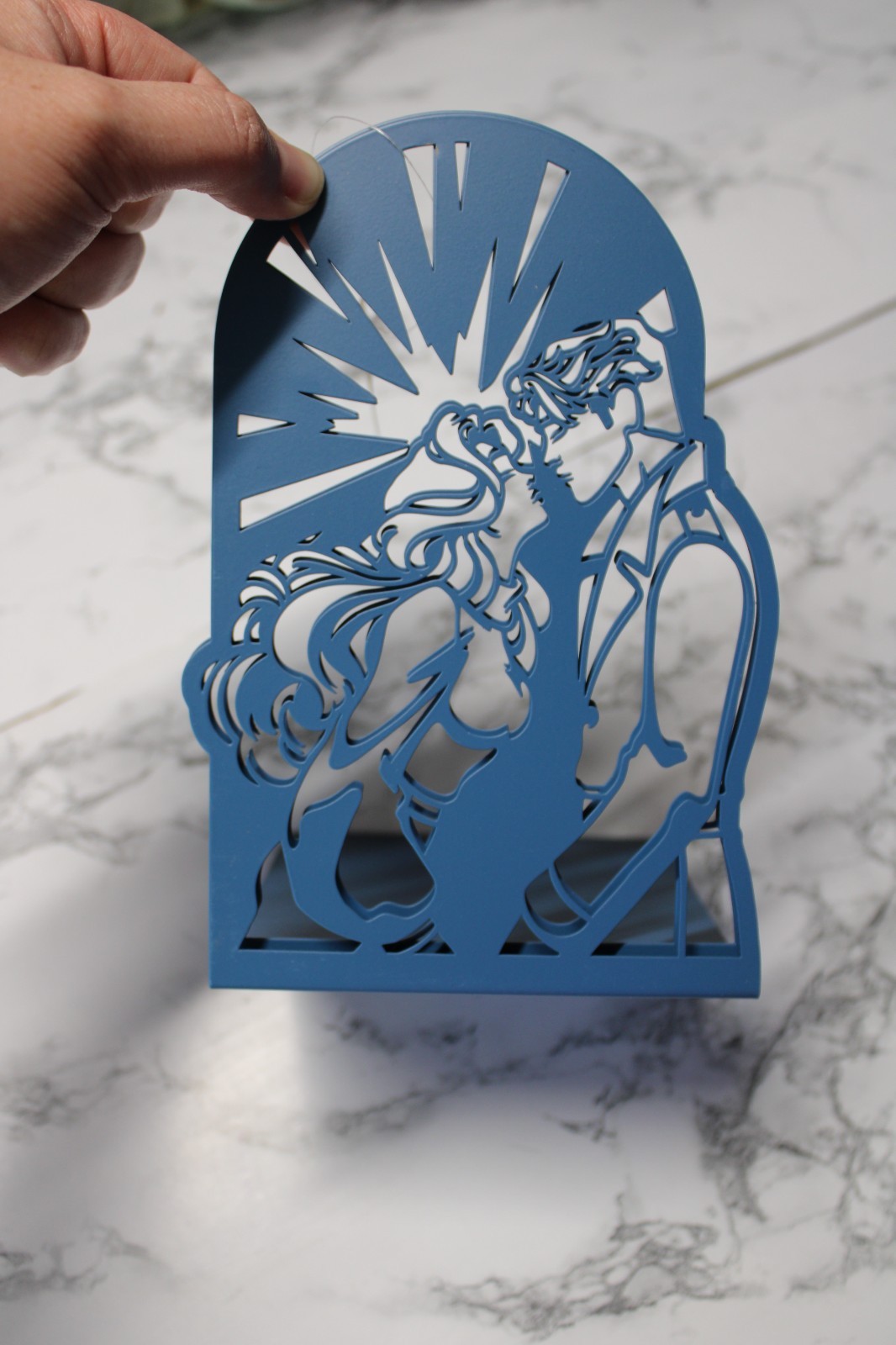 Fairyloot Metal Silhouette Bookends Shatter Me by Tahereh Mafi