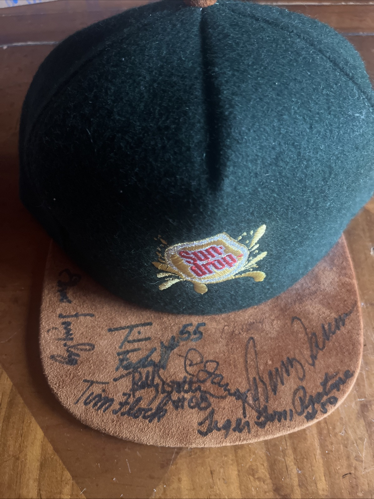 Sun Drop Autographed Hat