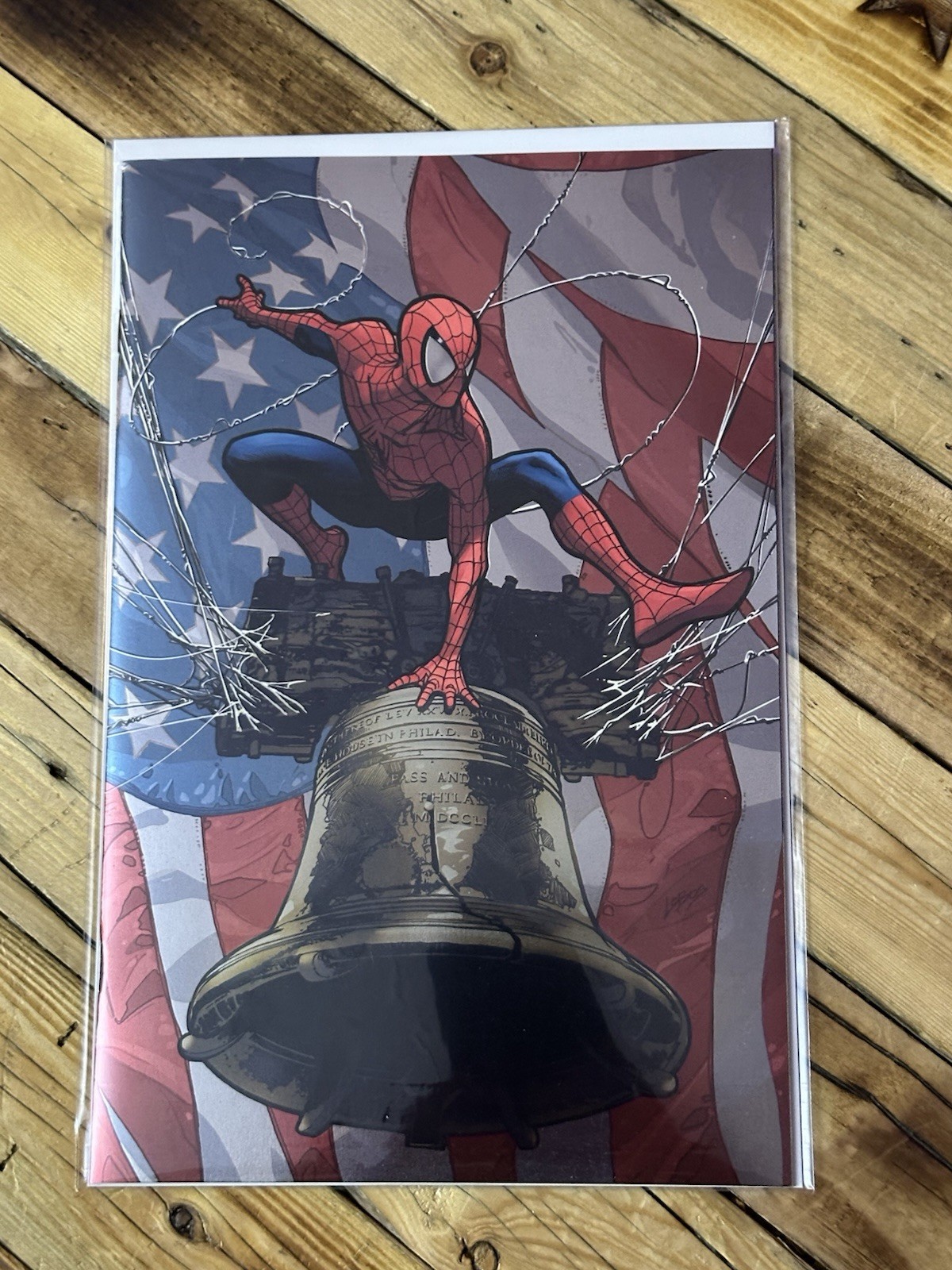 1776 #1 EXCLUSIVE PABLO LOBOS VILLALOBOS 616 COMICS VIRGIN FOIL
