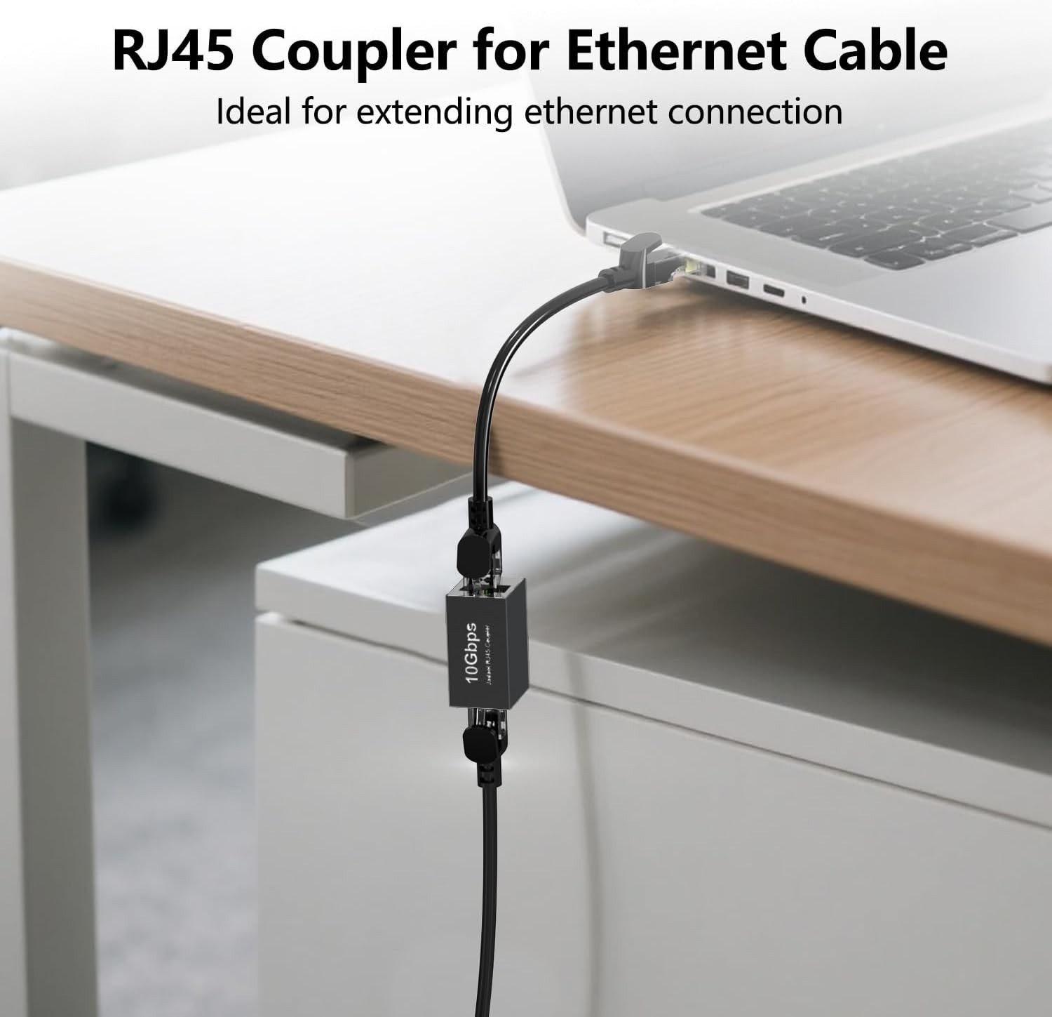 PoE Supported Shielded RJ45 Coupler 10Gbps 3 Pack for Ethernet Extending