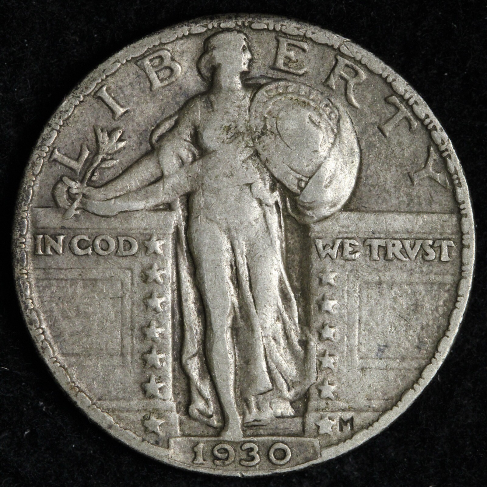 1930 Standing Liberty Silver Quarter XF E248 ZYCA