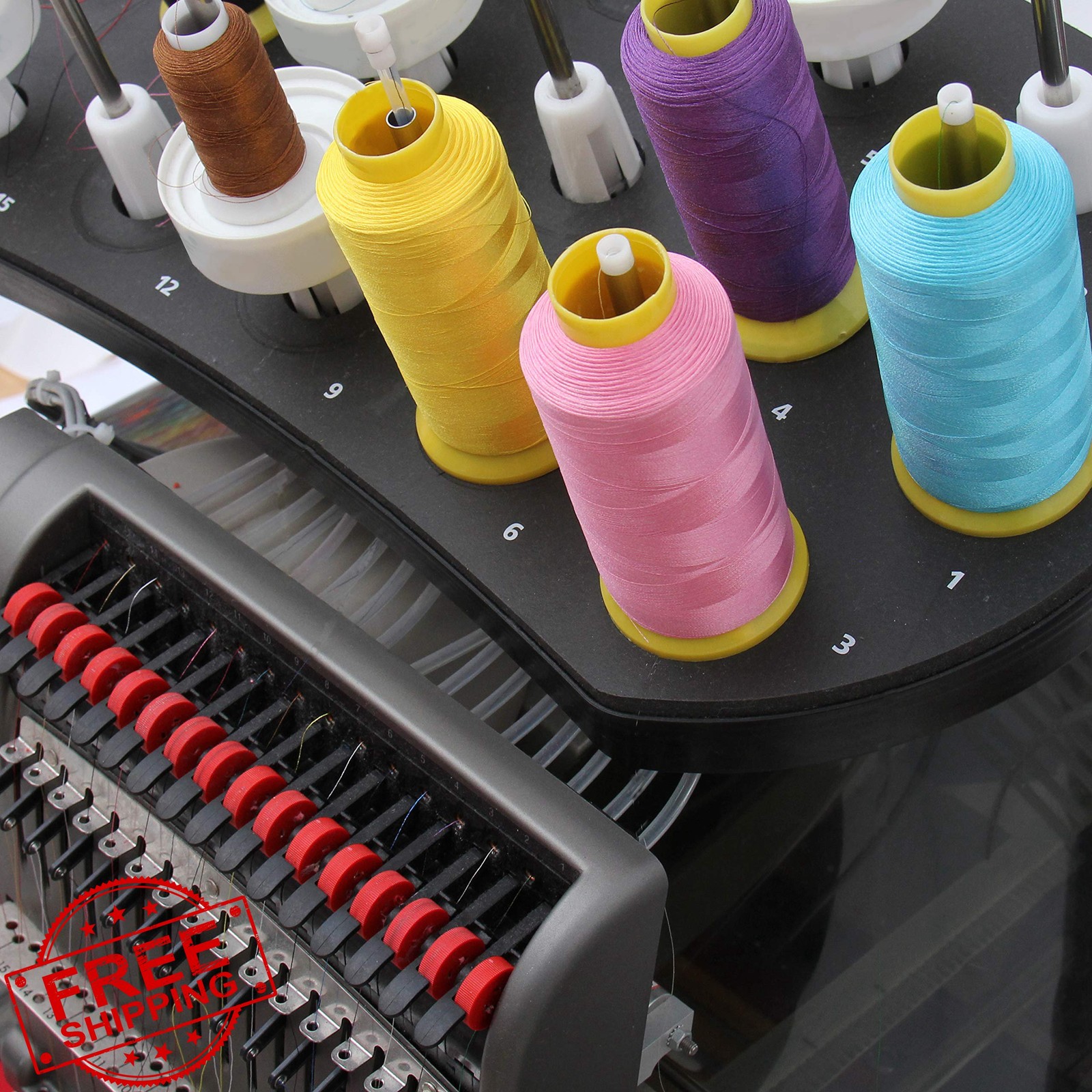 Threadart Polyester Machine Embroidery Thread 5000M Md Burgundy 296