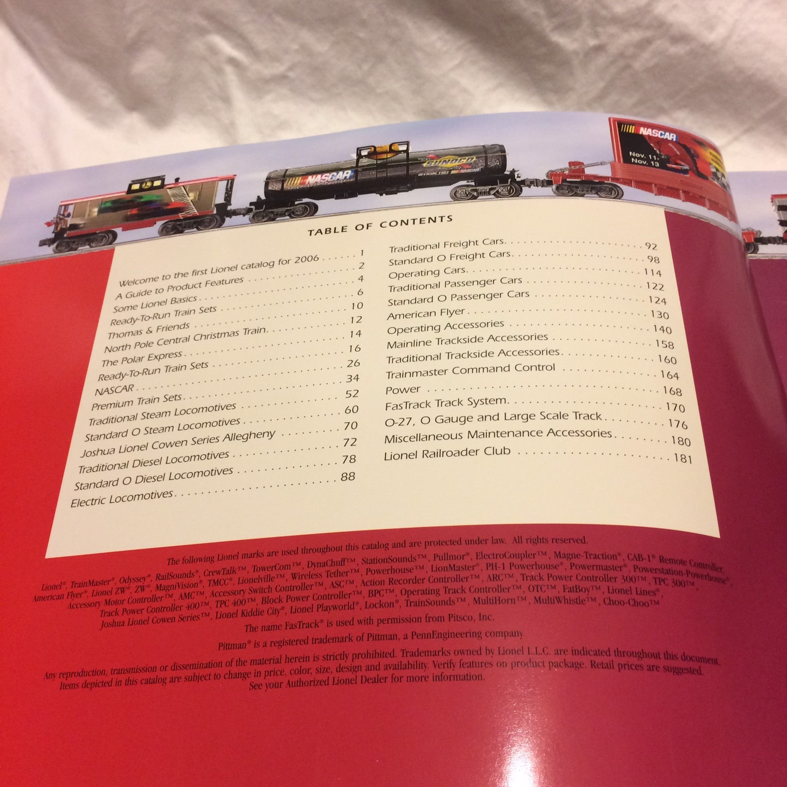 Lionel 2006 Train Catalog Volume 1