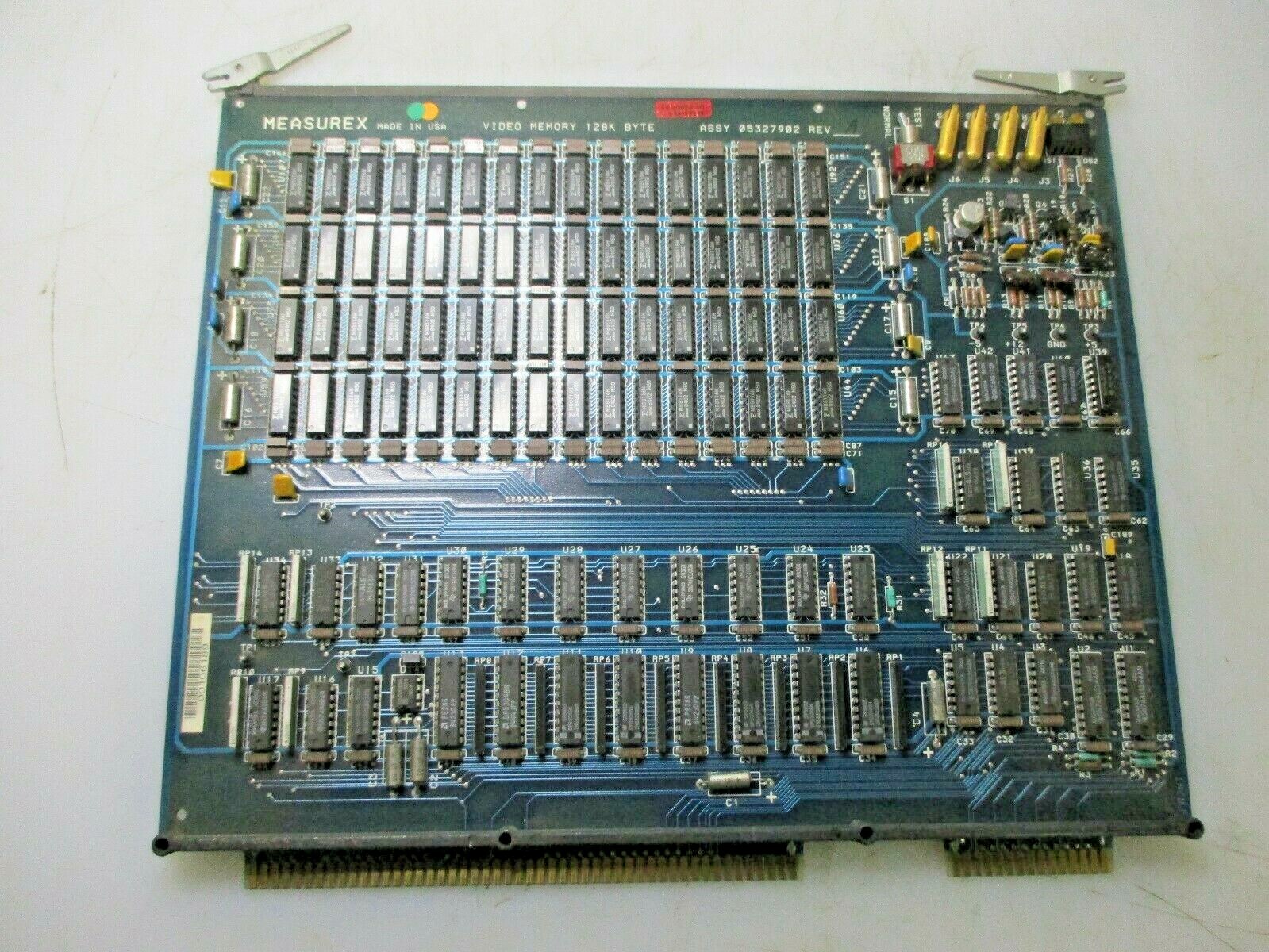 MEASUREX VIDEO MEMORY 128K BYTE BOARD REV A ASSY 05327902