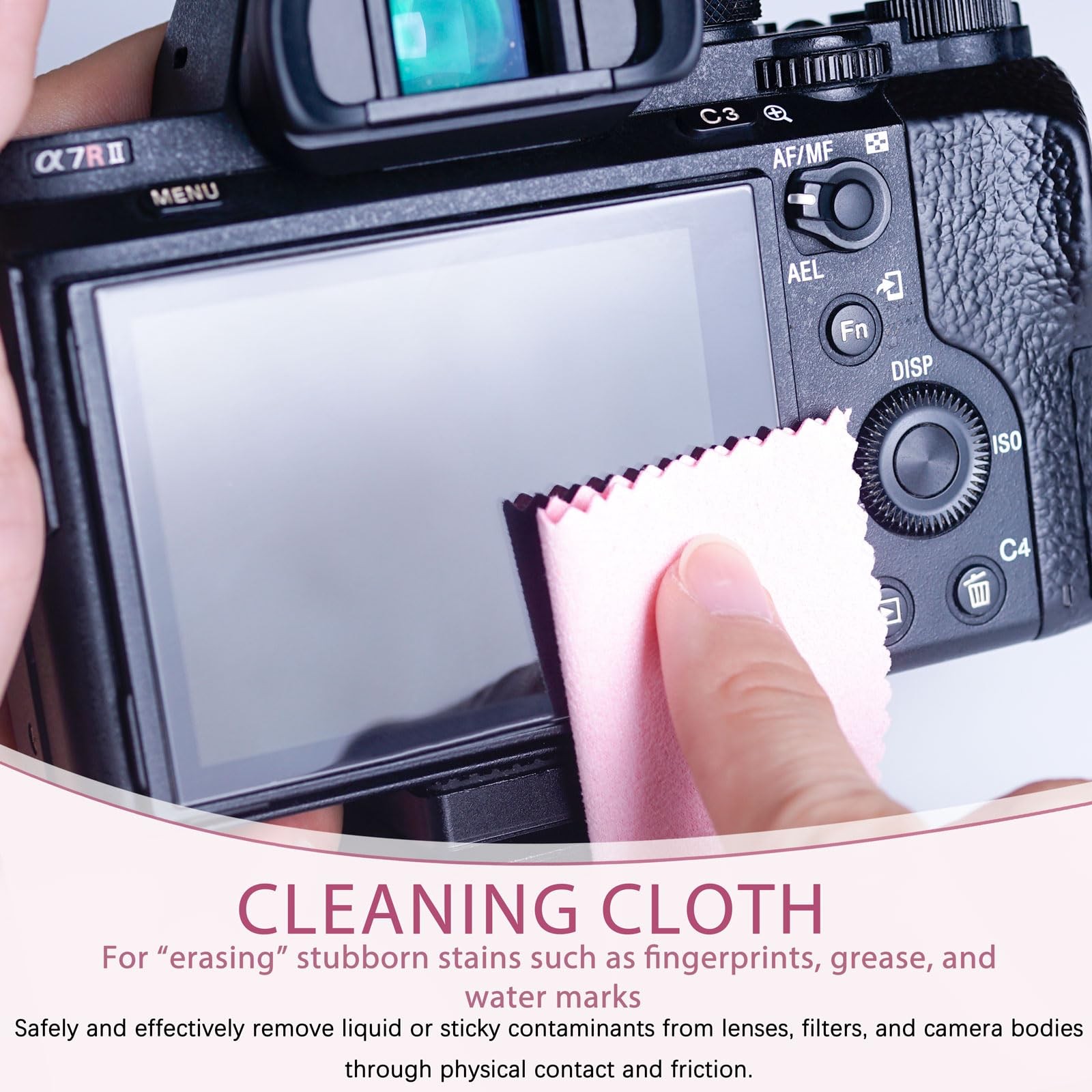 Camera Cleaning kit - Professional Lens Kit,Complete Black