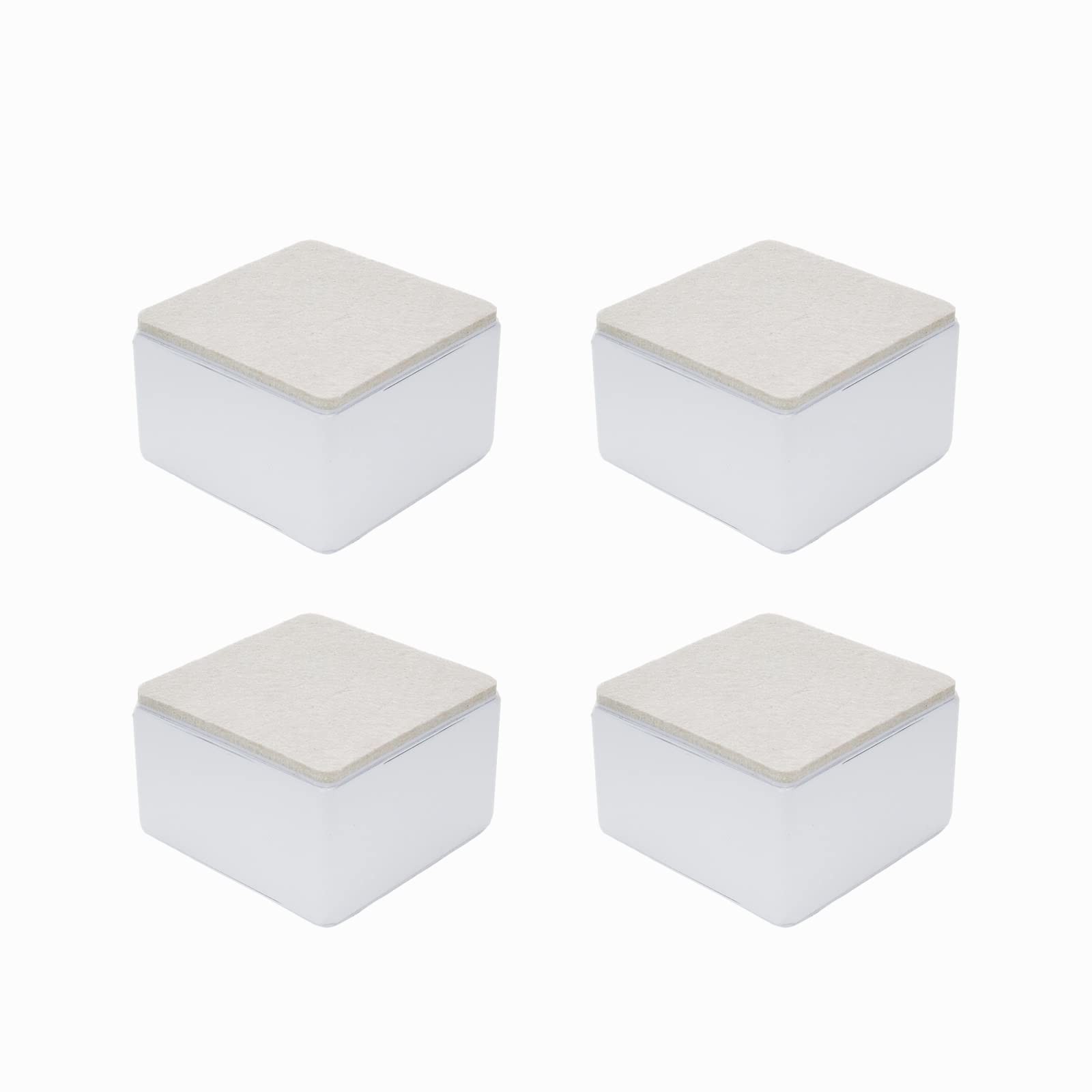 2" Self Adhesive Bed and Furniture Risers Steel Bed Risers to Heavy Furniture...