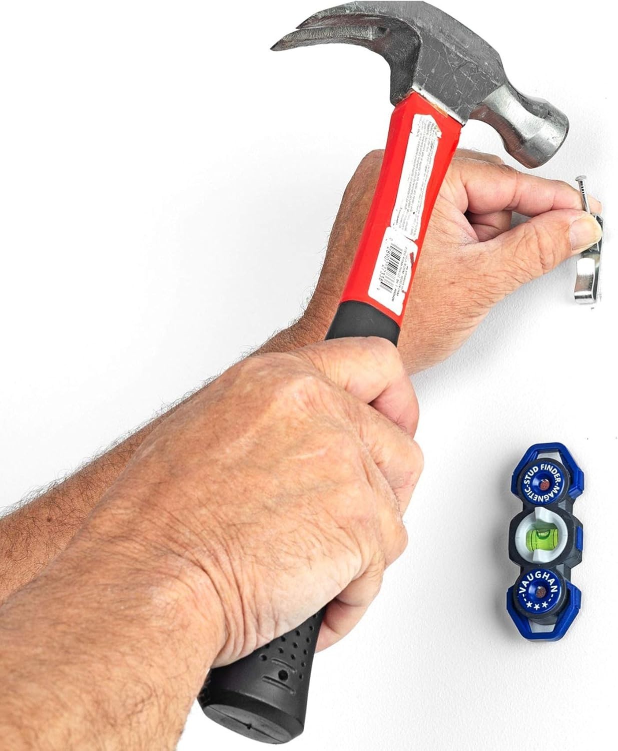 Small Vaughan Magnetic Stud Finder - Precision Level Tool for Home Projects