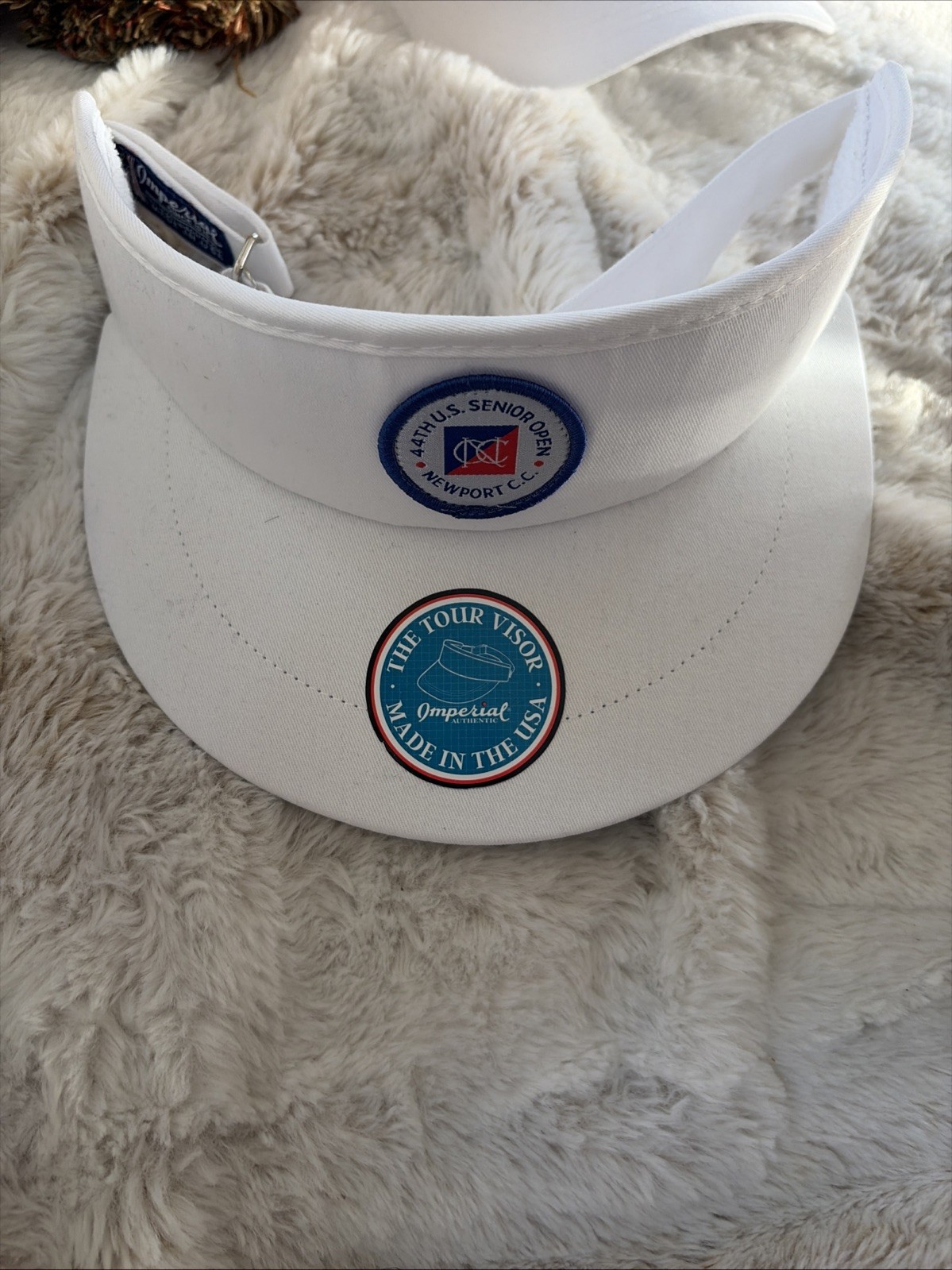 Newport CC Imperial Men’s Visor -  New Adjustable  US Senior Open