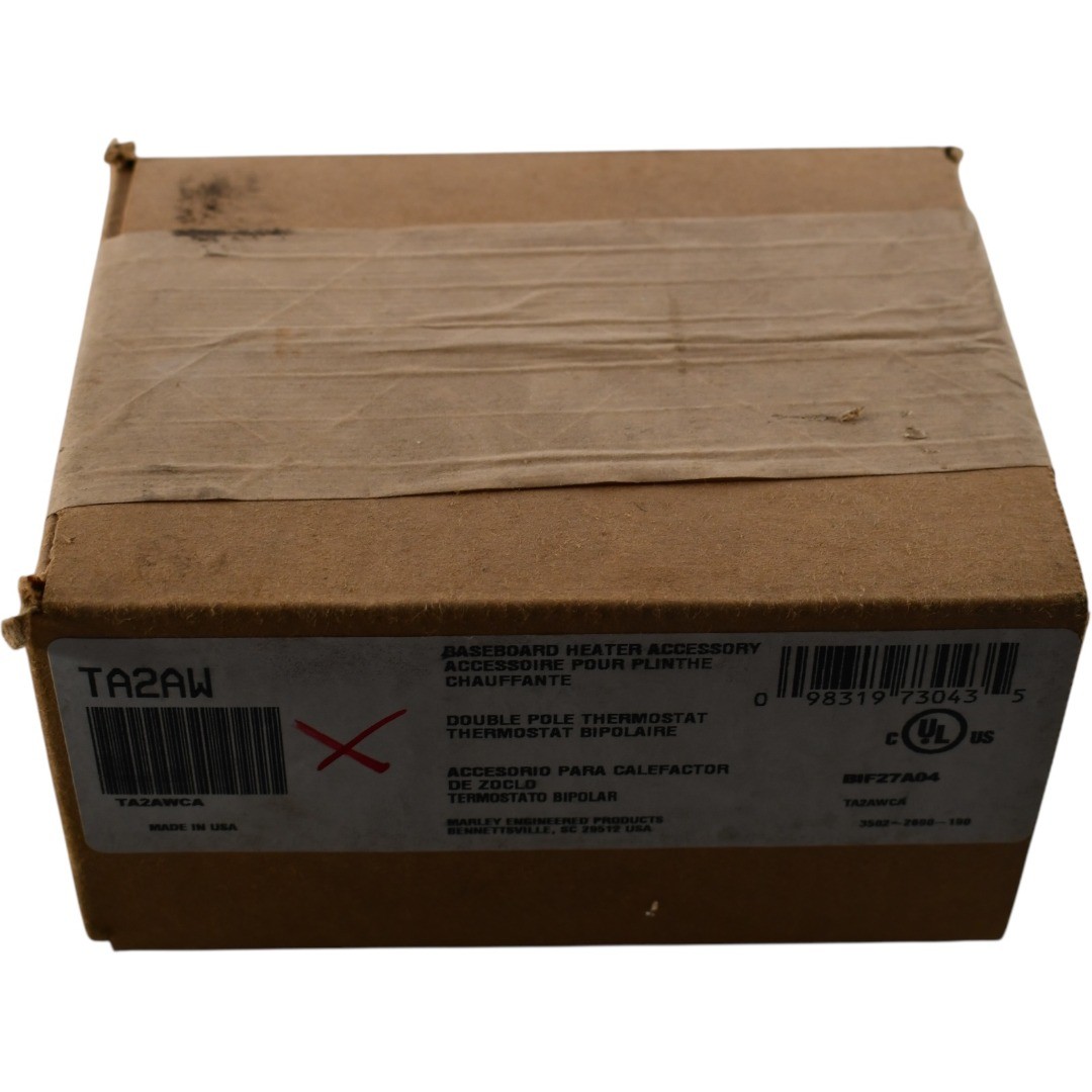 NEW Marley Engineered TA2AW QMark Double Pole Baseboard Heater Thermostat 22A