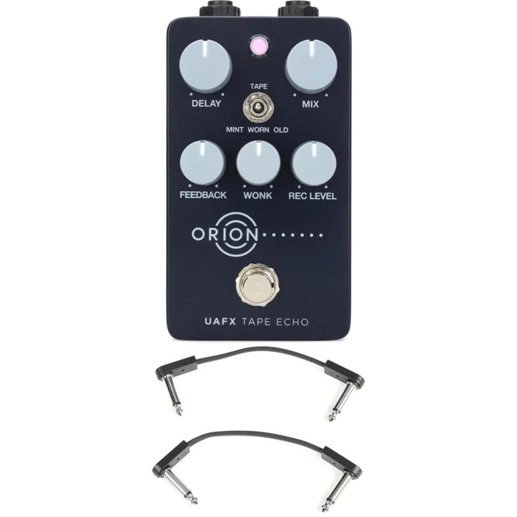 Universal Audio UAFX Orion Tape Echo Pedal with EBS Patch Cables
