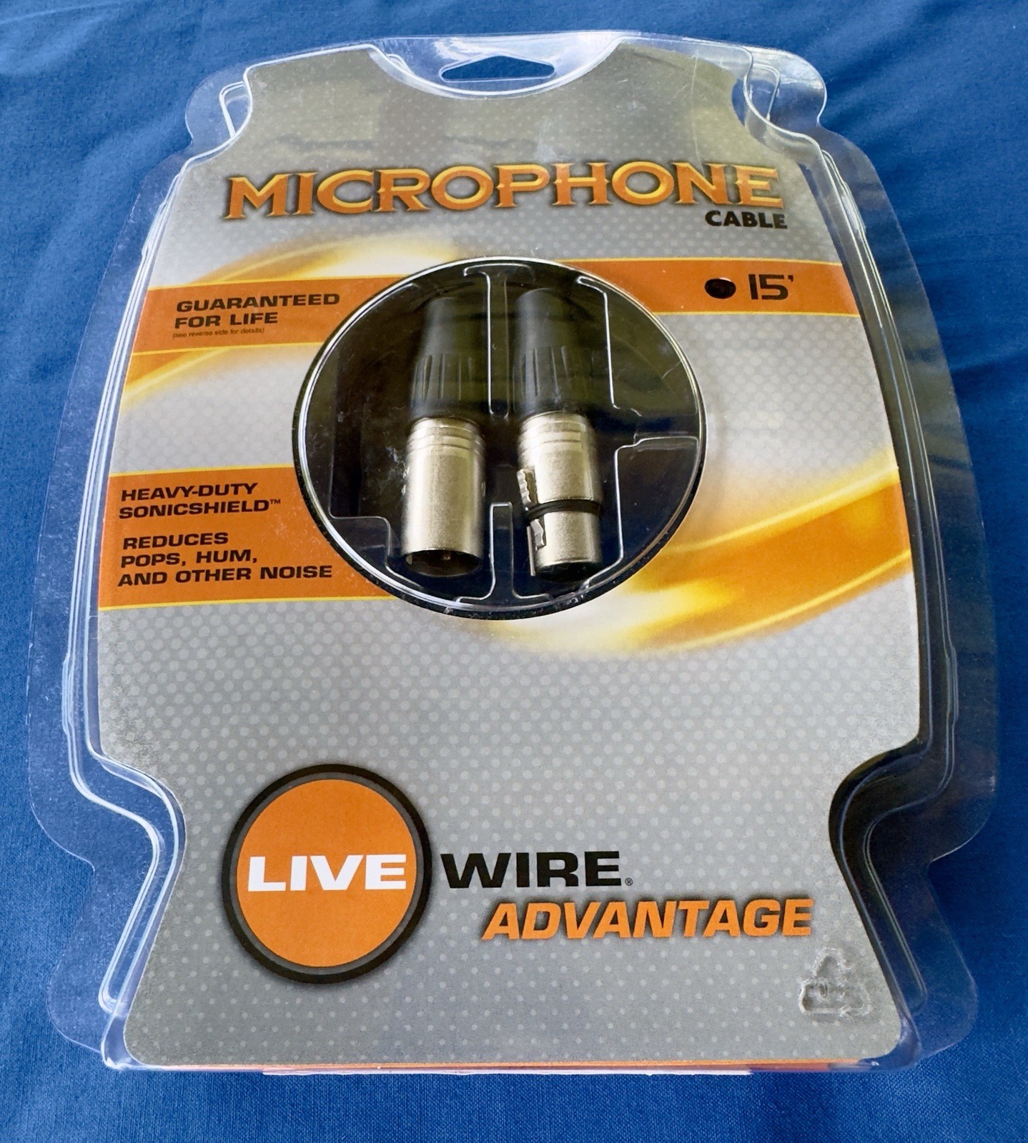 Sterling PF2 Pop Filter + Live Wire 15ft XLR Mic Cable Recording Bundle NEW