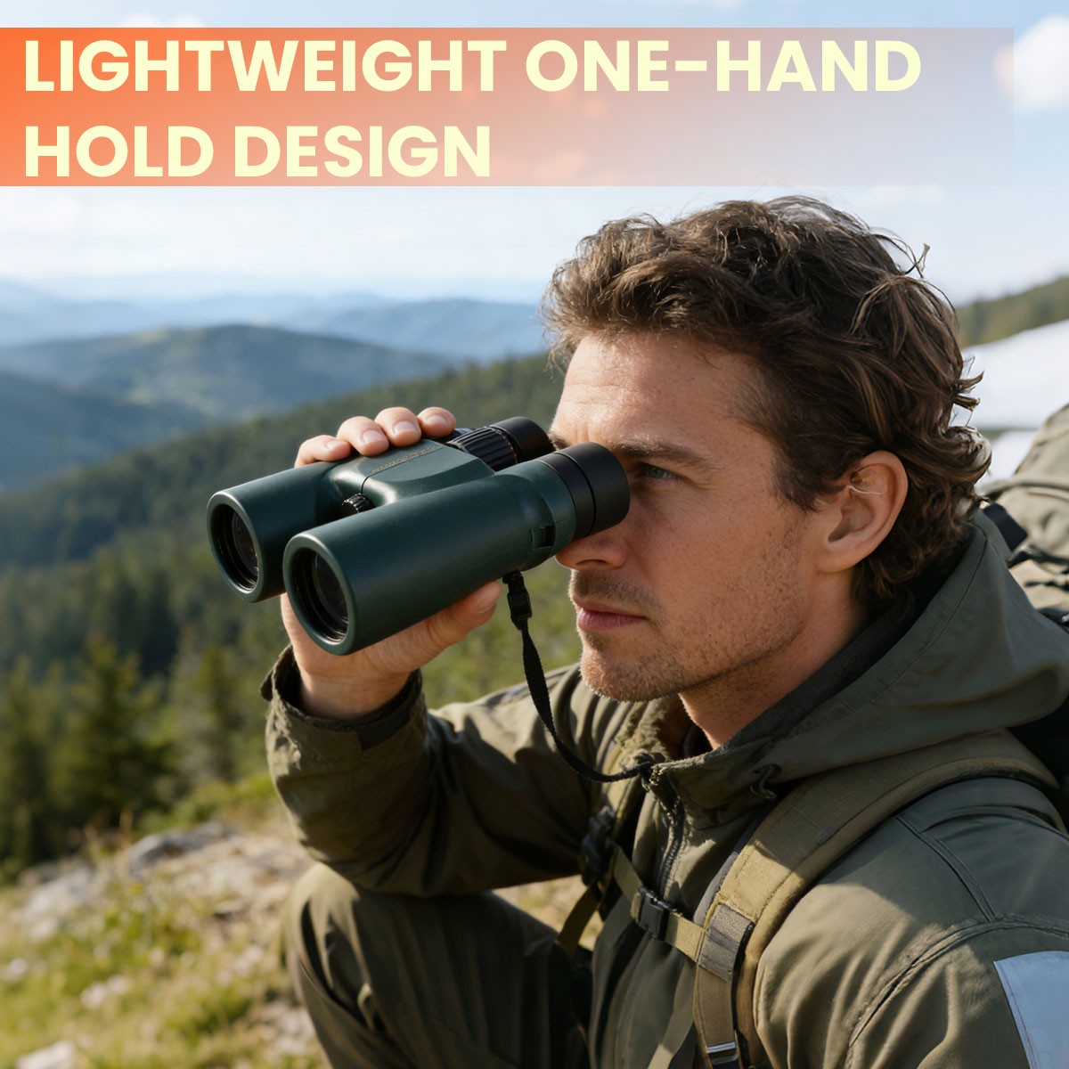 Powerful 10x42 Binoculars BAK4 HD Long Range Hunting Pro Bird Watching Telescope