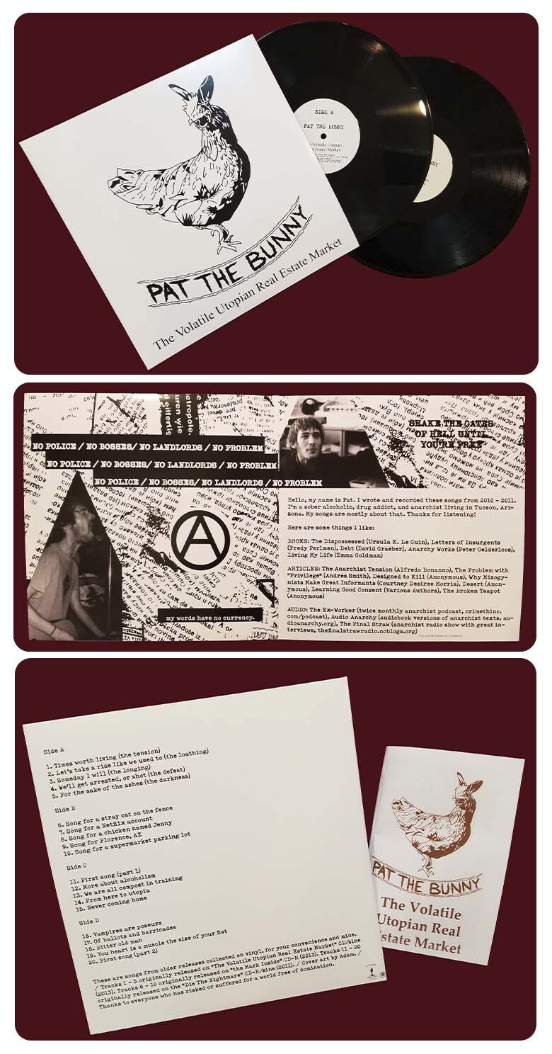 NEW Pat The Bunny VINYL - The Volatile Utopian Real Estate Market