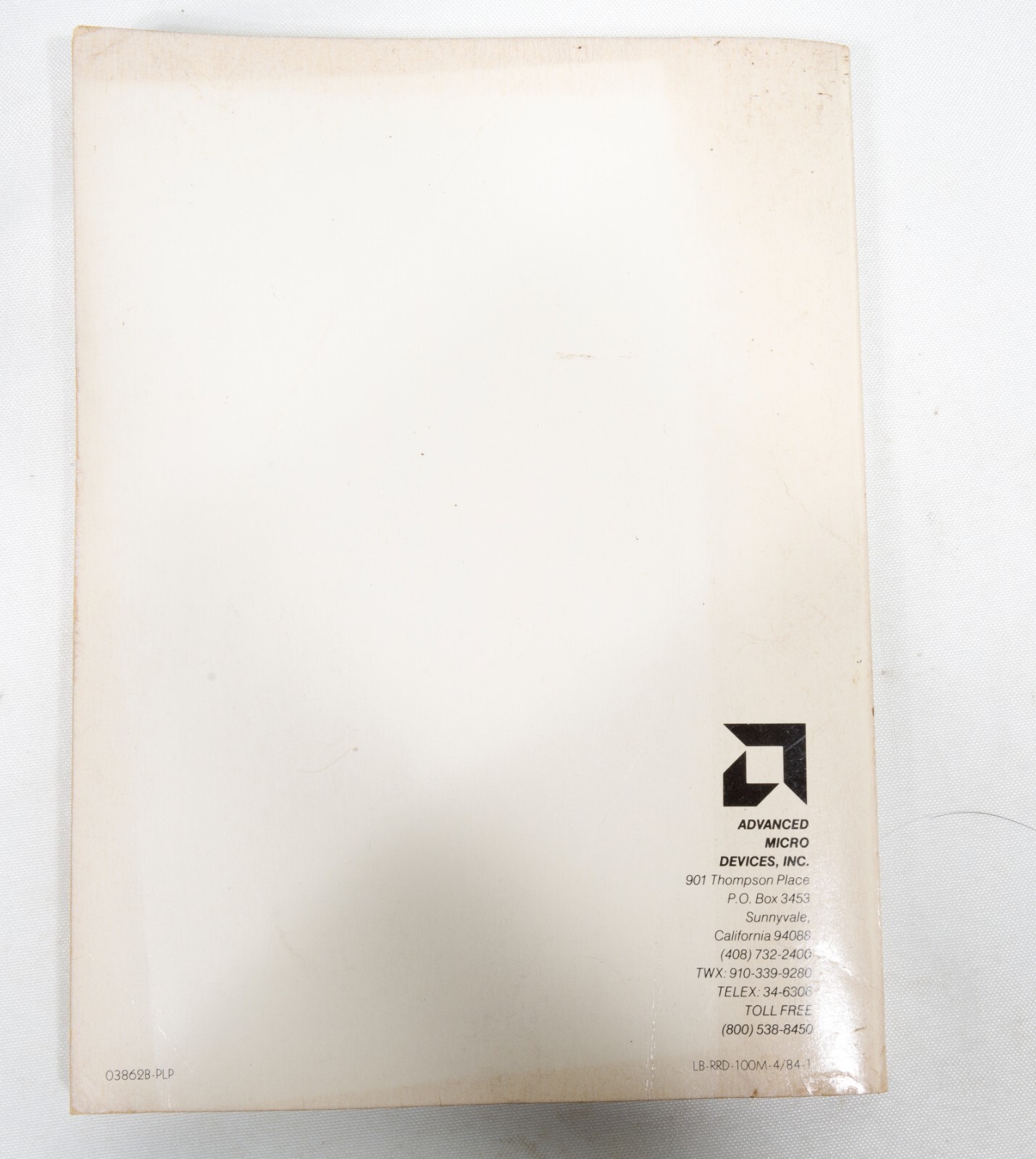 Vintage AMD Programmable Array Logic Handbook ST533B19